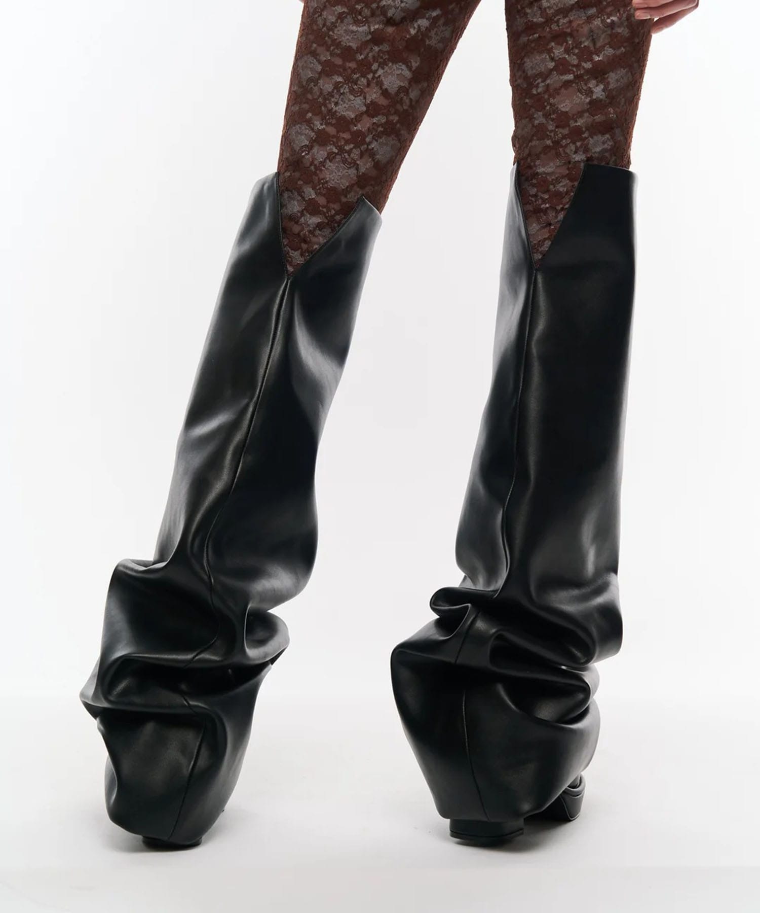 Melted Thigh Boots POOLDE
