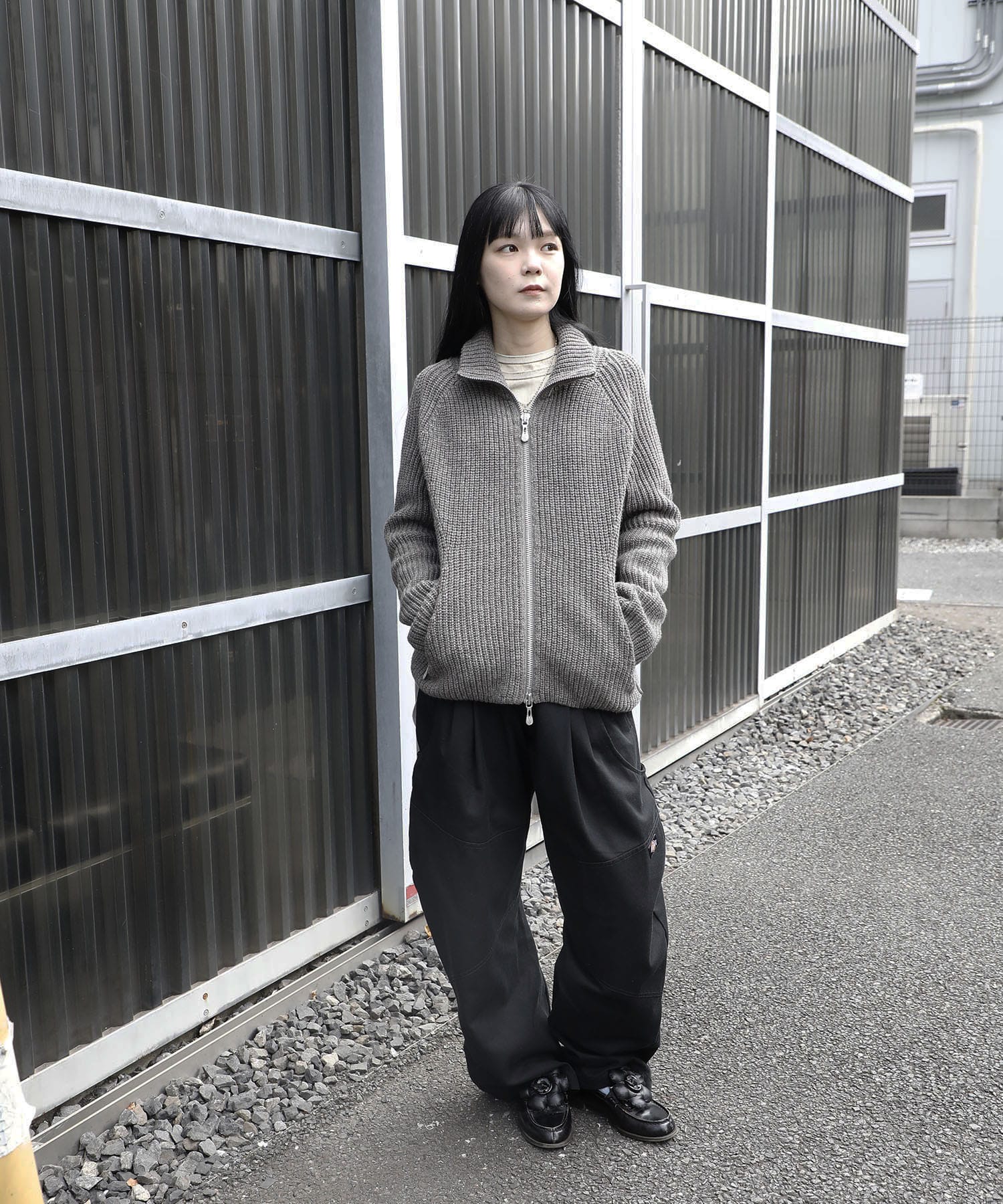 DRIVERS ZIP UP SWEATER NVRFRGT