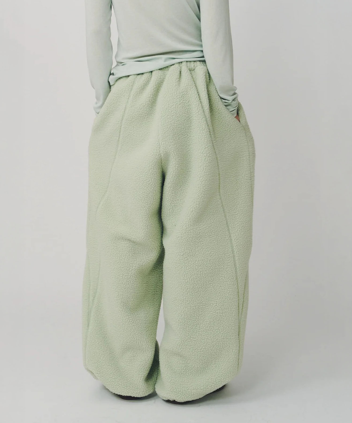 switching boa pants(unisex)/l mint Knuth Marf