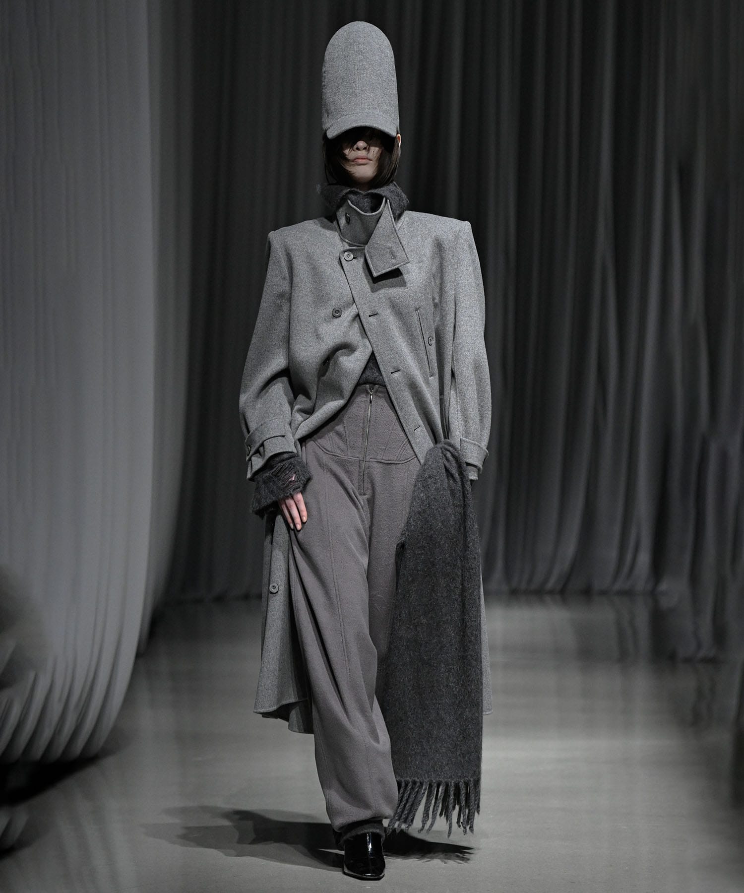 wool cashmere river coat mukcyen