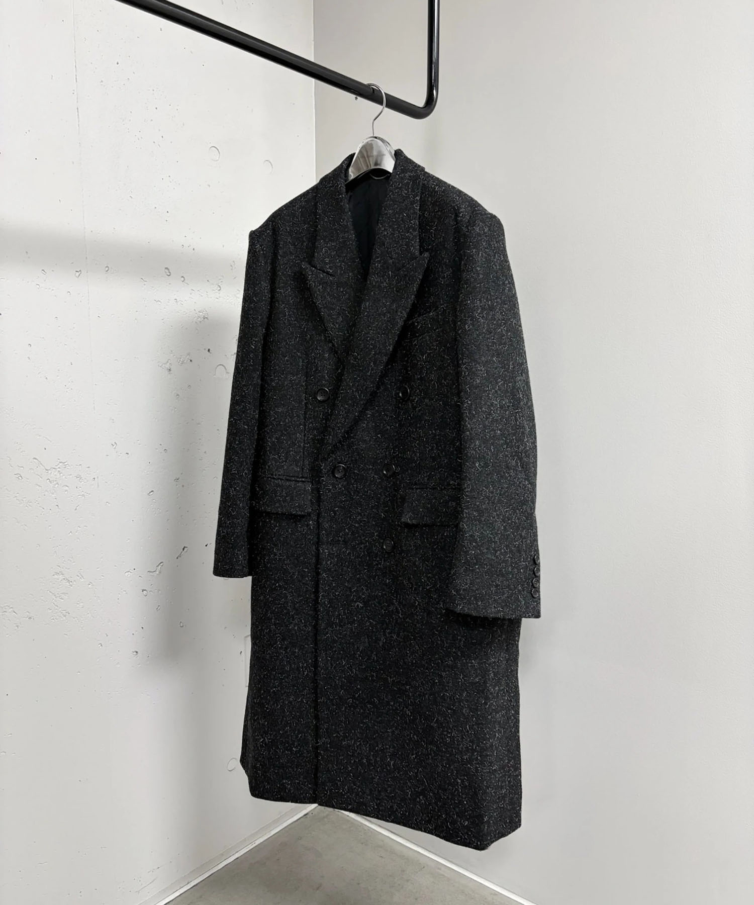 MELTON DOUBLE BREASTED CHESTERFIELD COAT JOHN LAWRENCE SULLIVANW