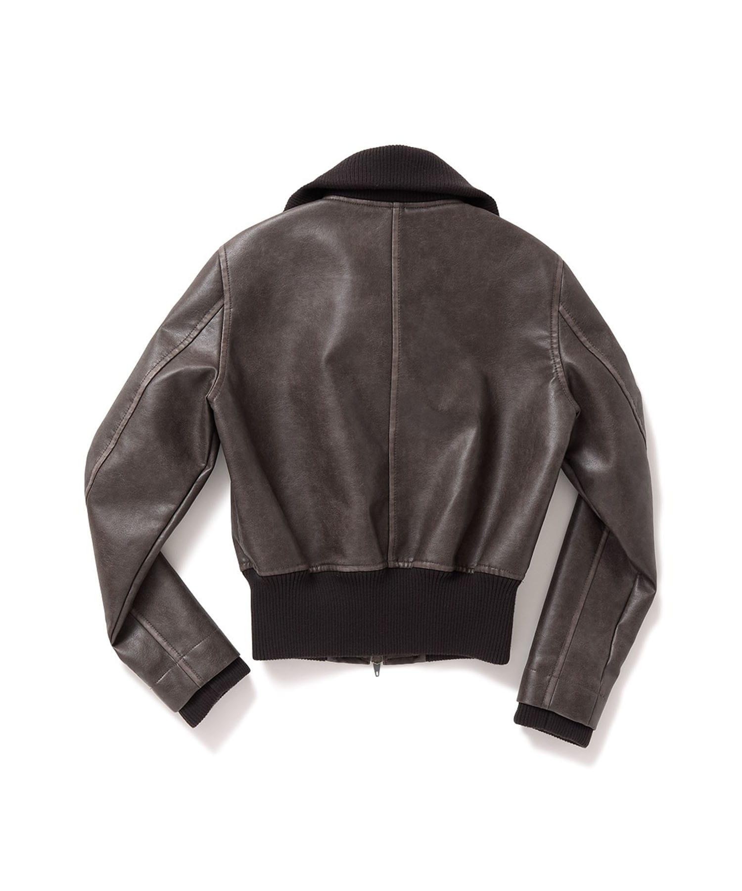 Faded Leather Blouson PERVERZE