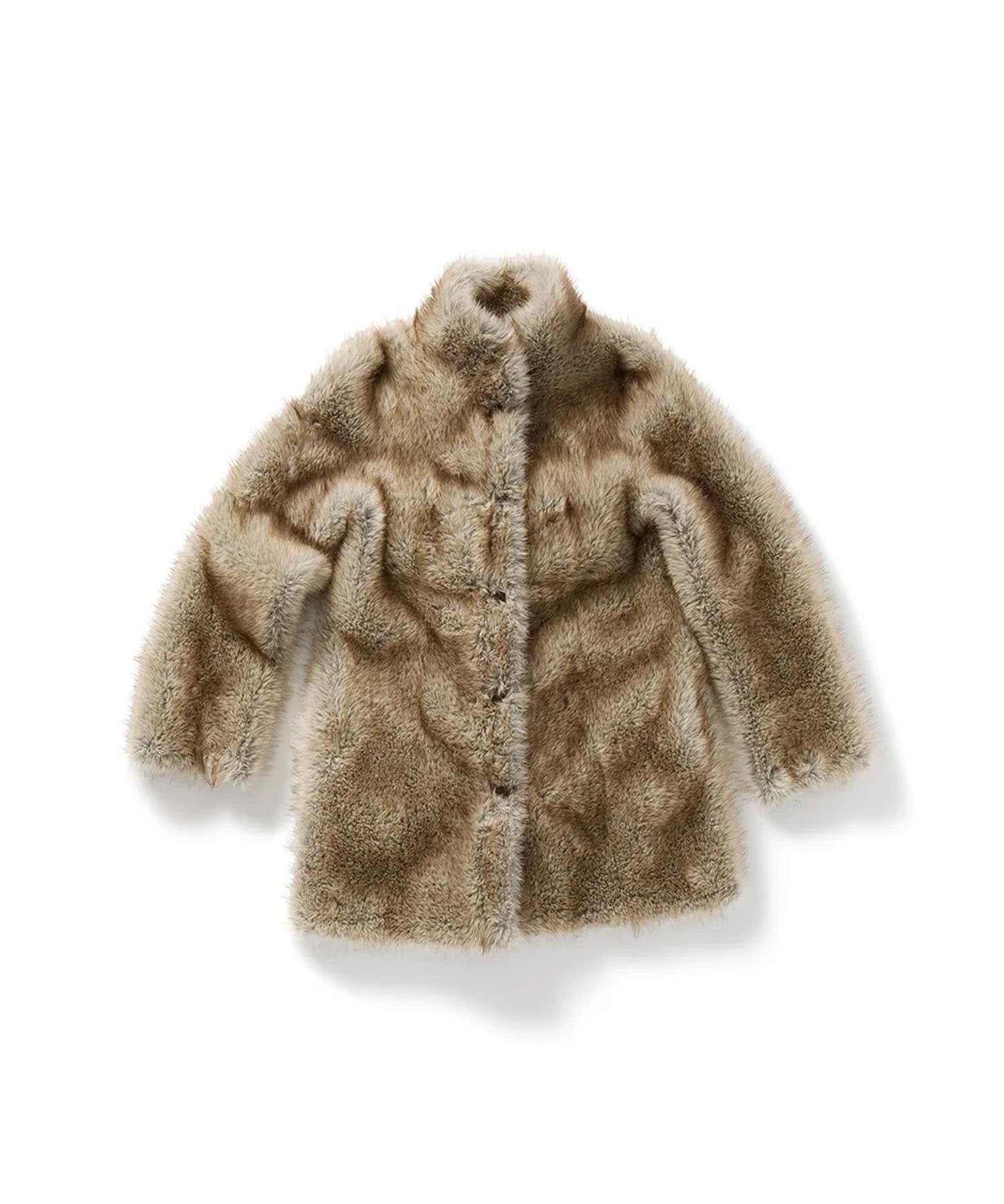 Paneled Reversible Fur Coat PERVERZE
