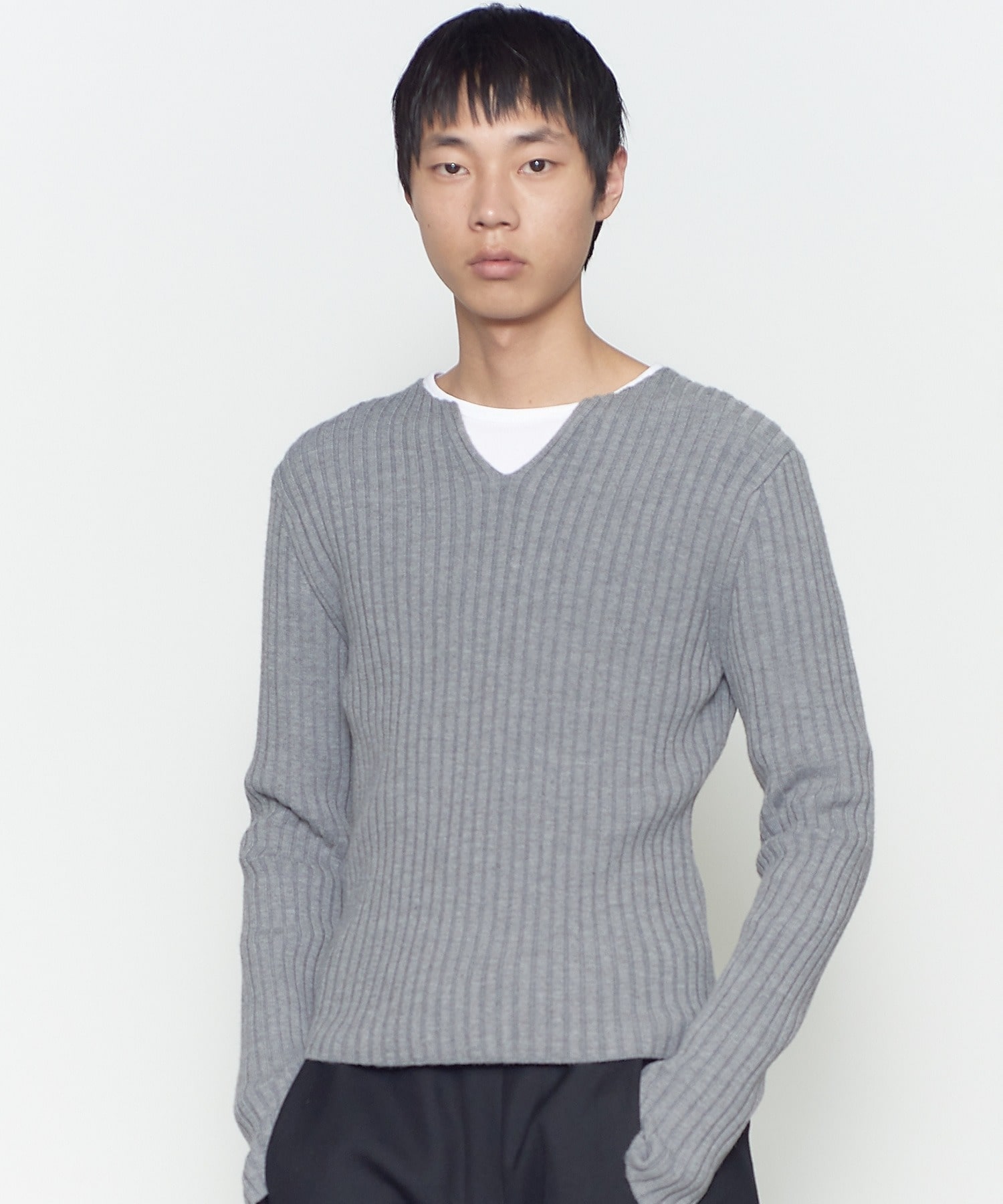 FITTED RIBBED TOP NVRFRGT
