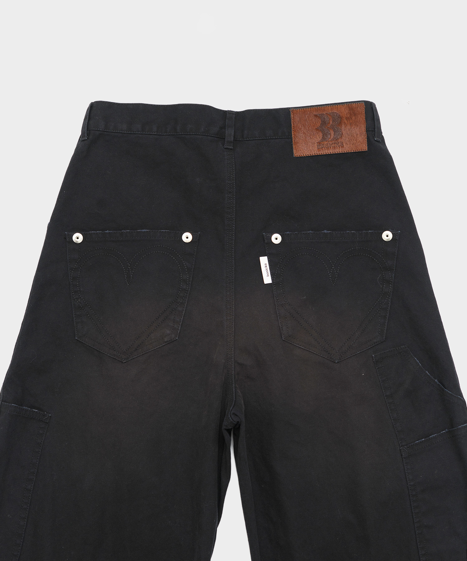 BASICKS×DUCK DOUBLE KNEE CURVED LEG PANTS BASICKS