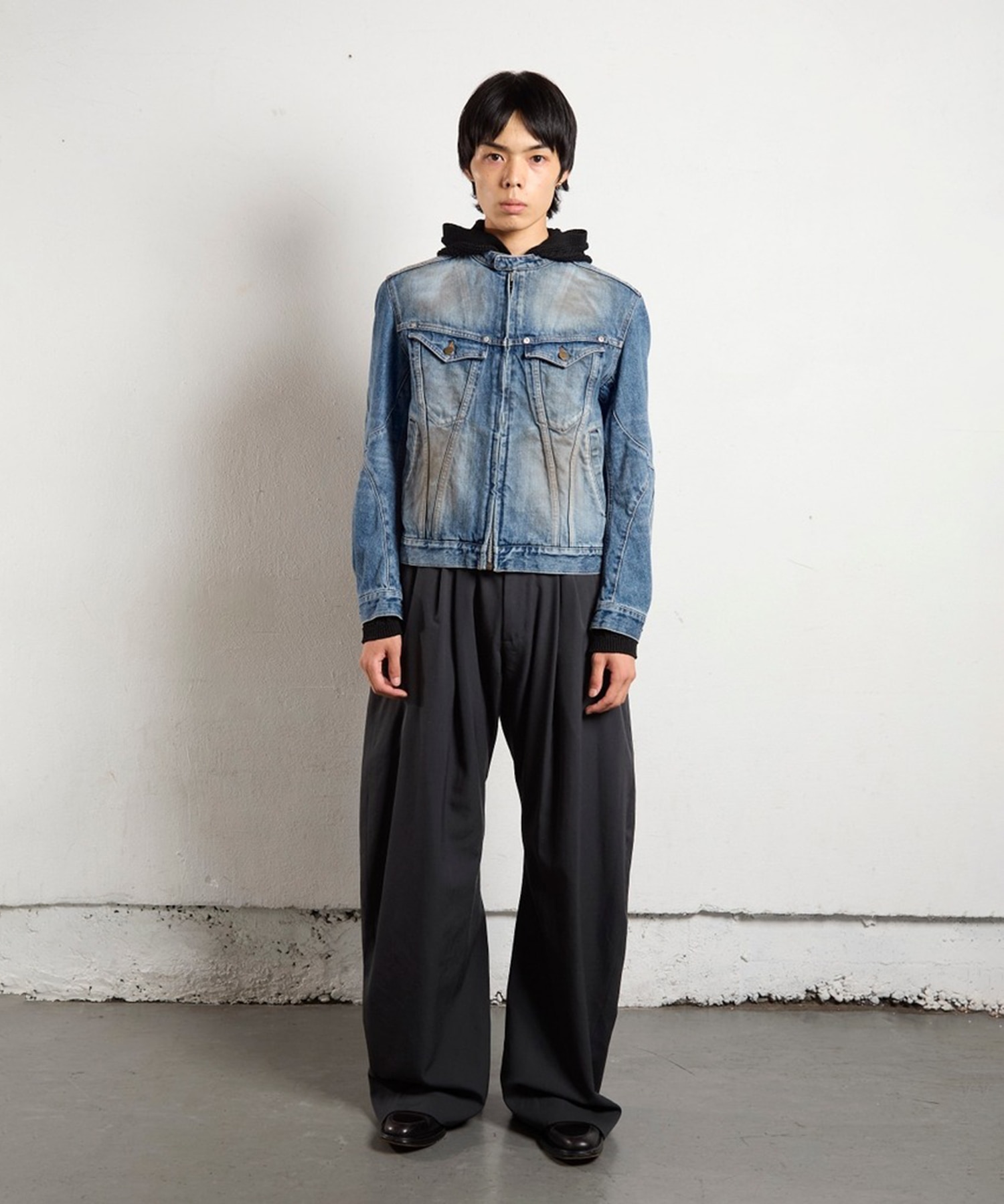 DENIM MOTORCYCLE JACKET NVRFRGT