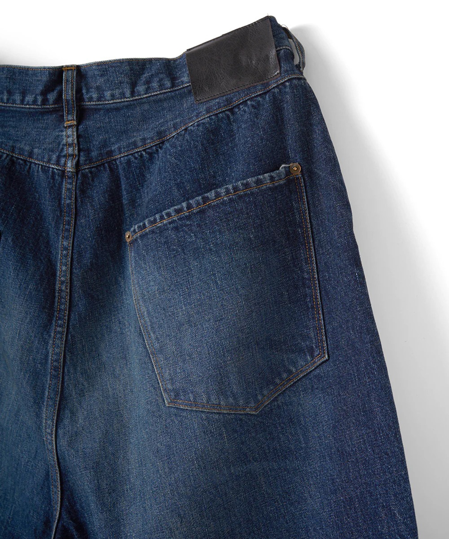 FRESH MAN DENIM WIDE PANTS USED refomed