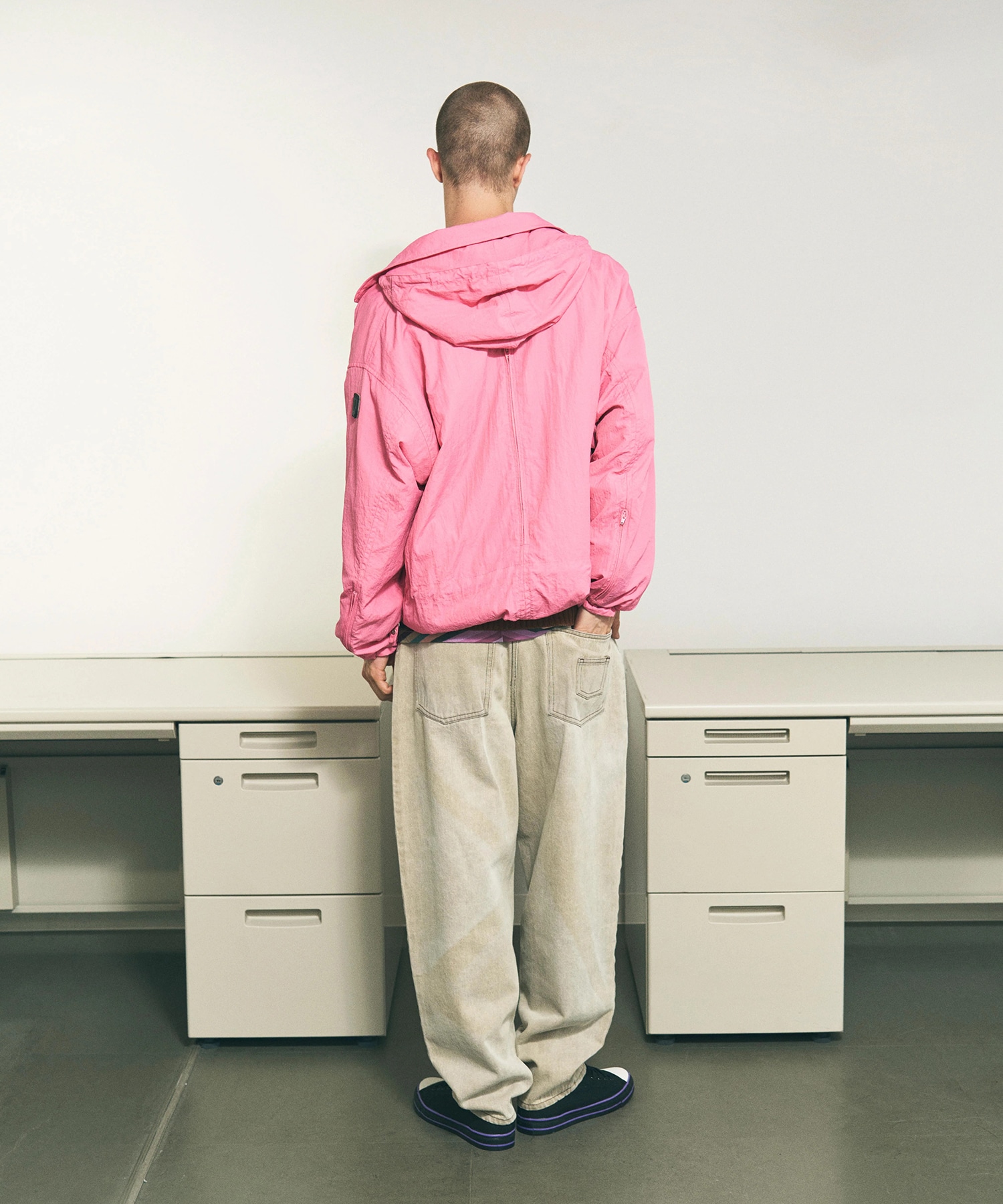 CRUSHED NYLON FULL PACK JACKET PHINGERIN