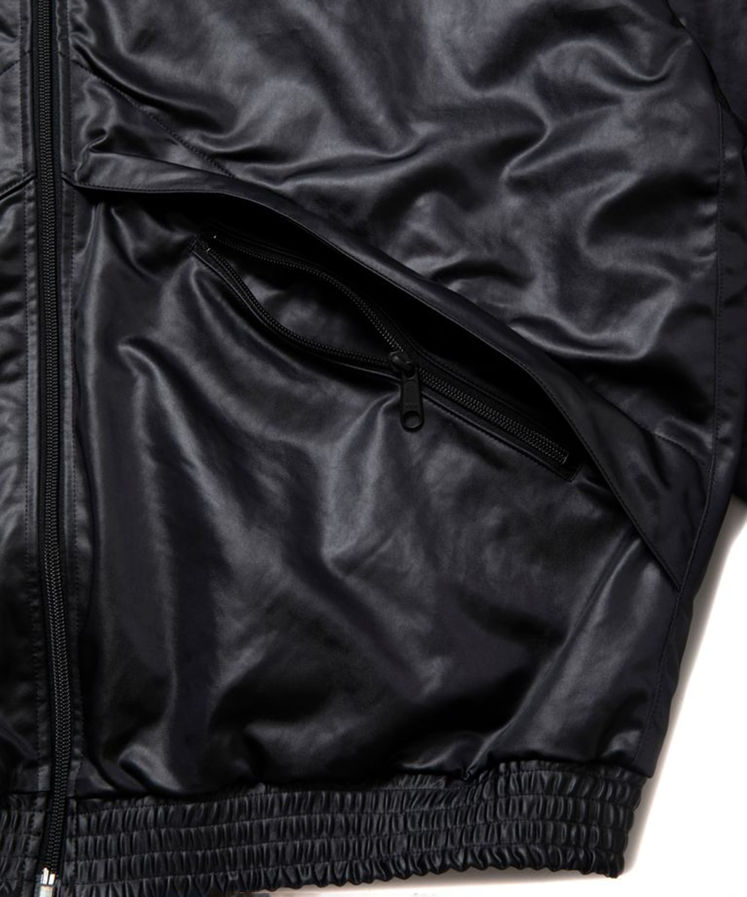 Damp Coated Satin Track Jacket COOTIE PRODUCTIONS