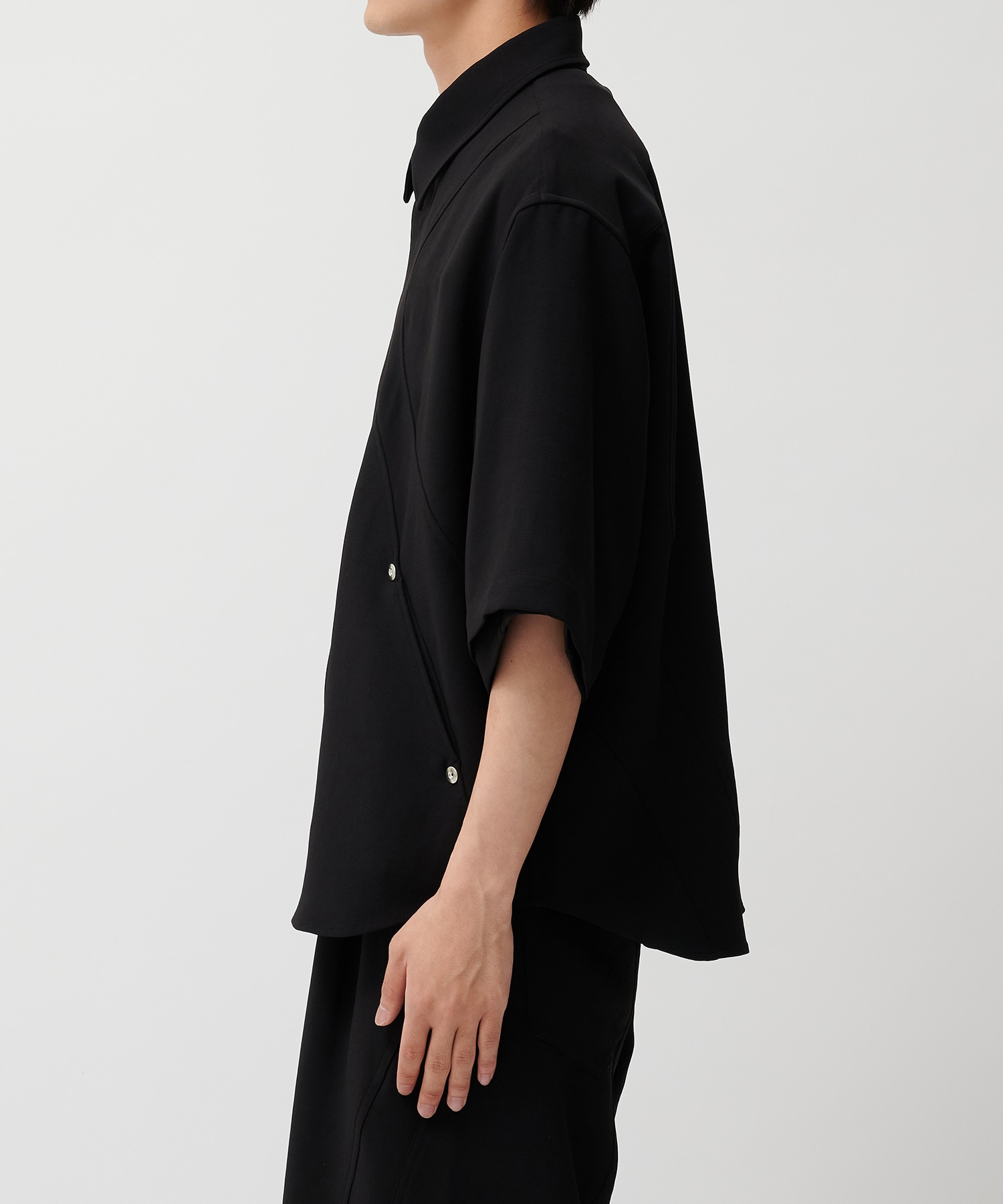 PANEL OVER ZIP SS SHIRT CONZ