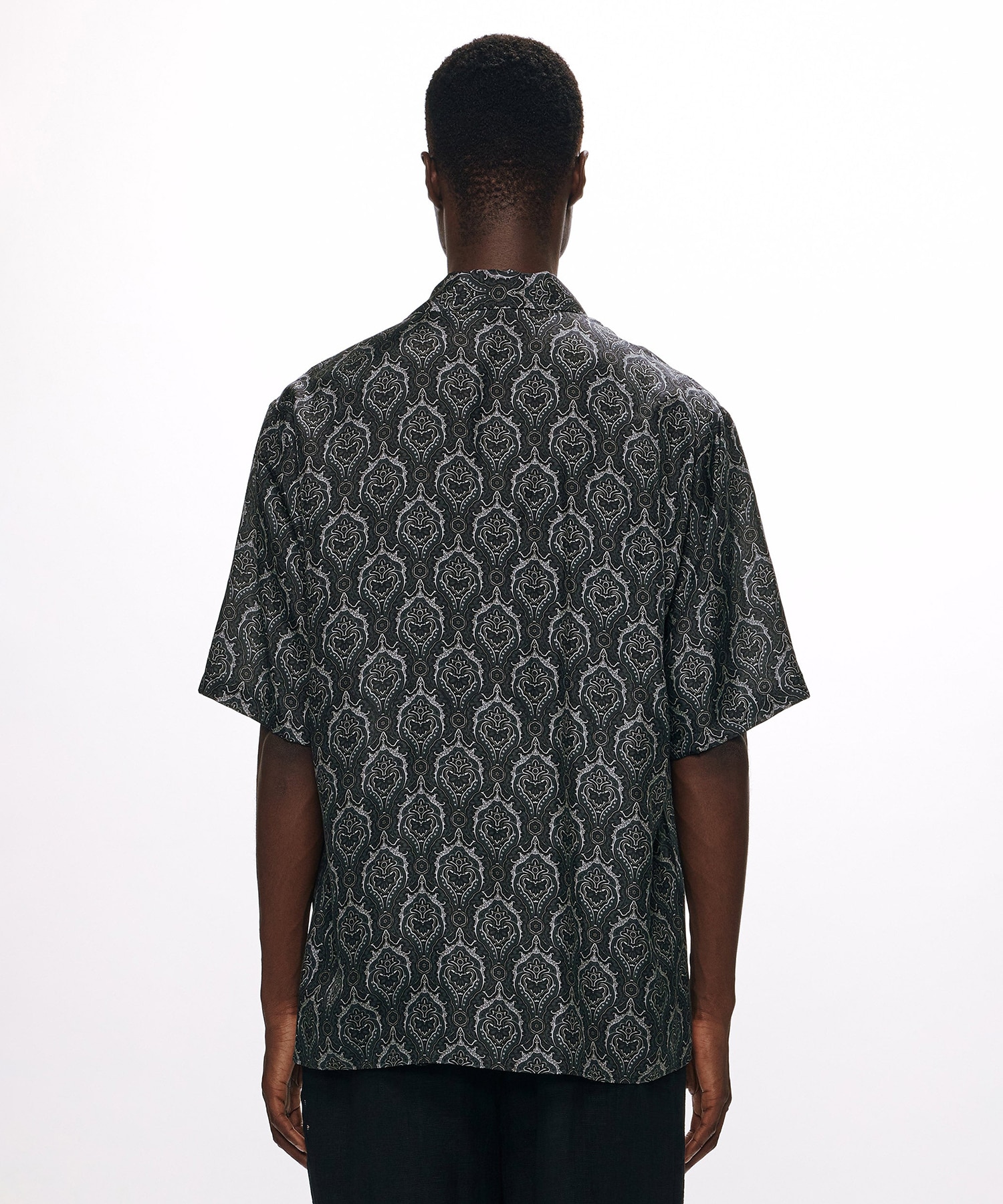 SILK OPEN COLLAR SHIRT MARKAWARE/marka