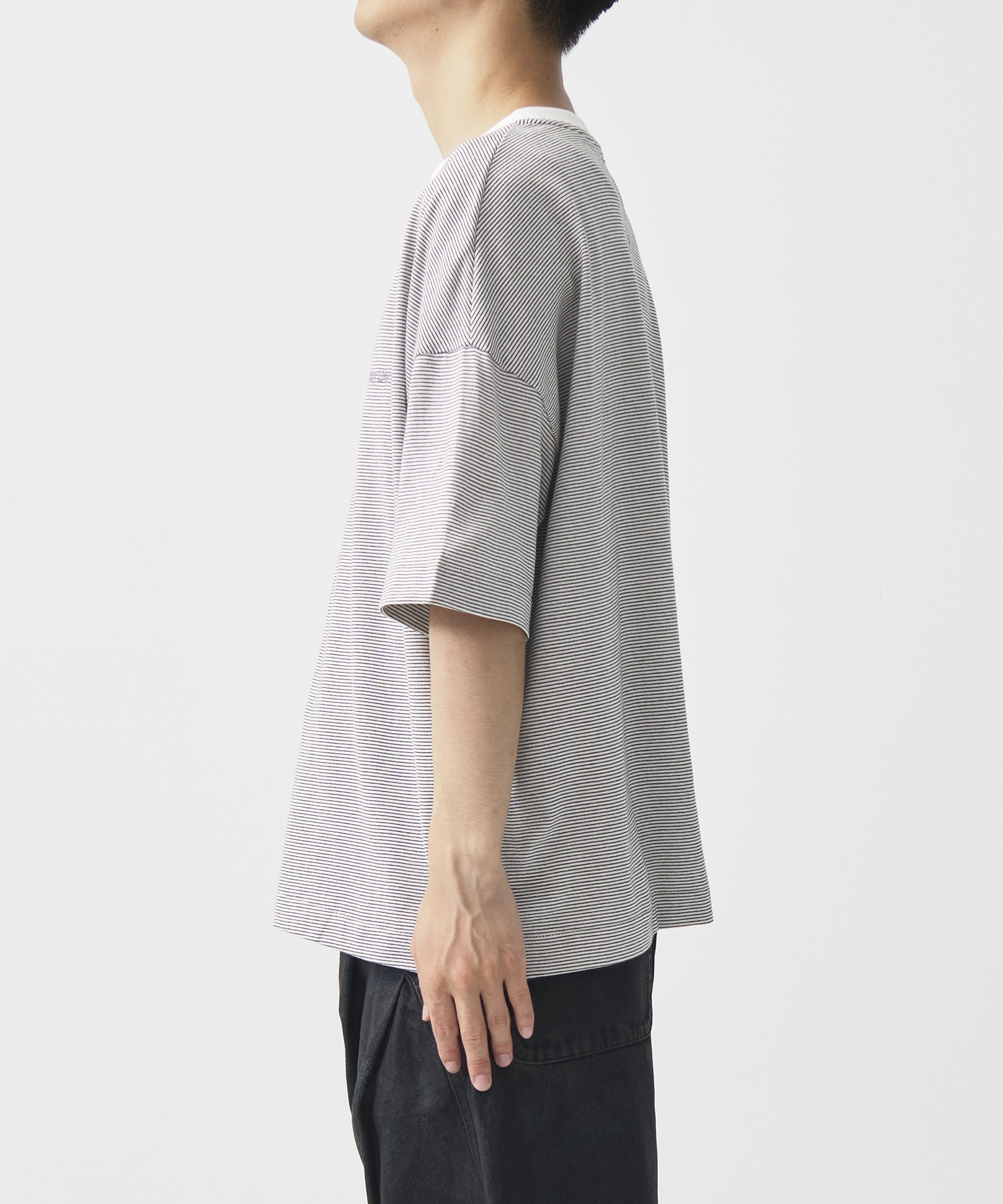 別注 ORDINARY FA TEE BORDER(S WHITE): SHINYAKOZUKA: MENS