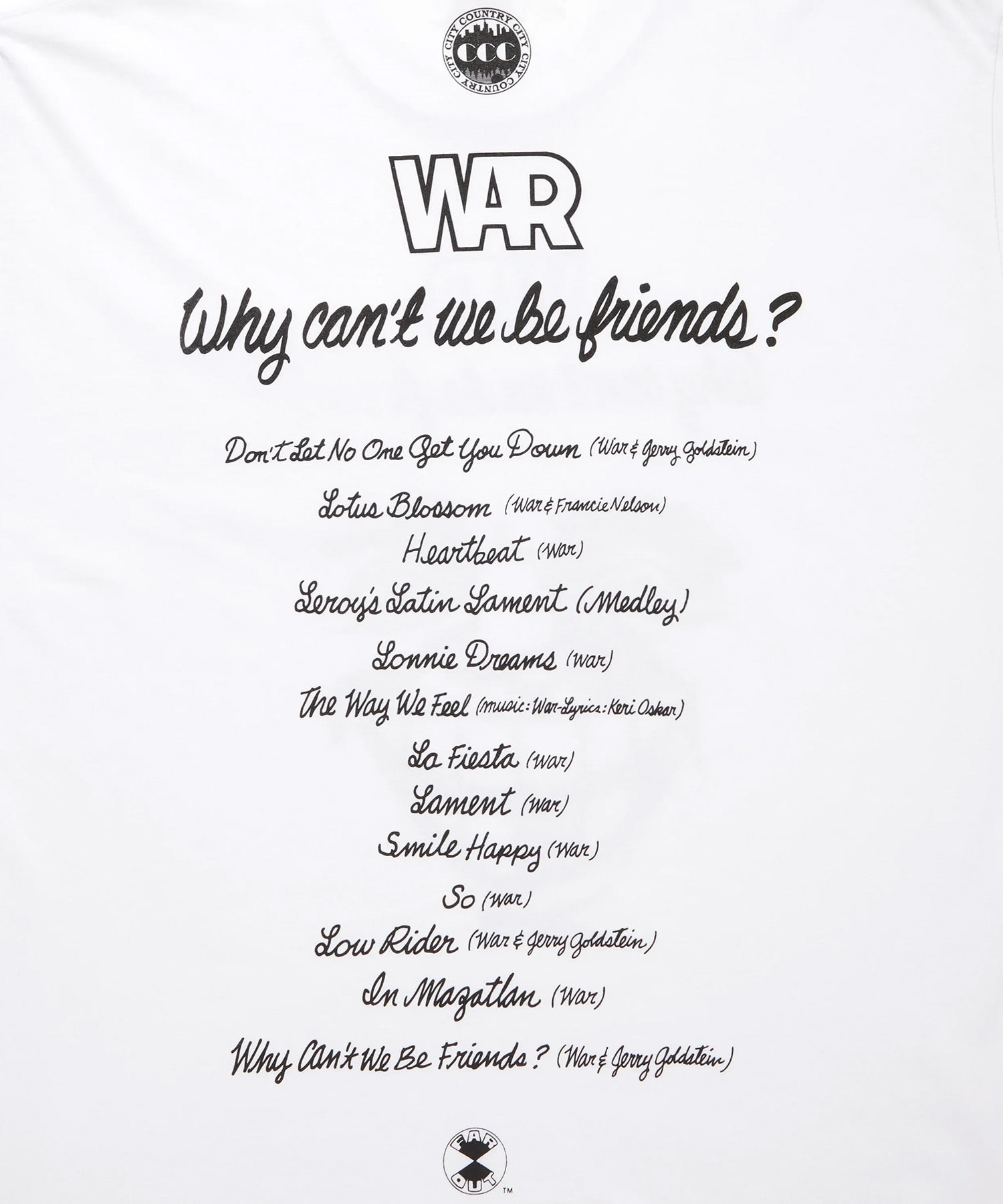 CITY COUNTRY CITYx WAR_COTTON POCKET T-SHIRT_WHY CANT WE BE CITY COUNTRY CITY