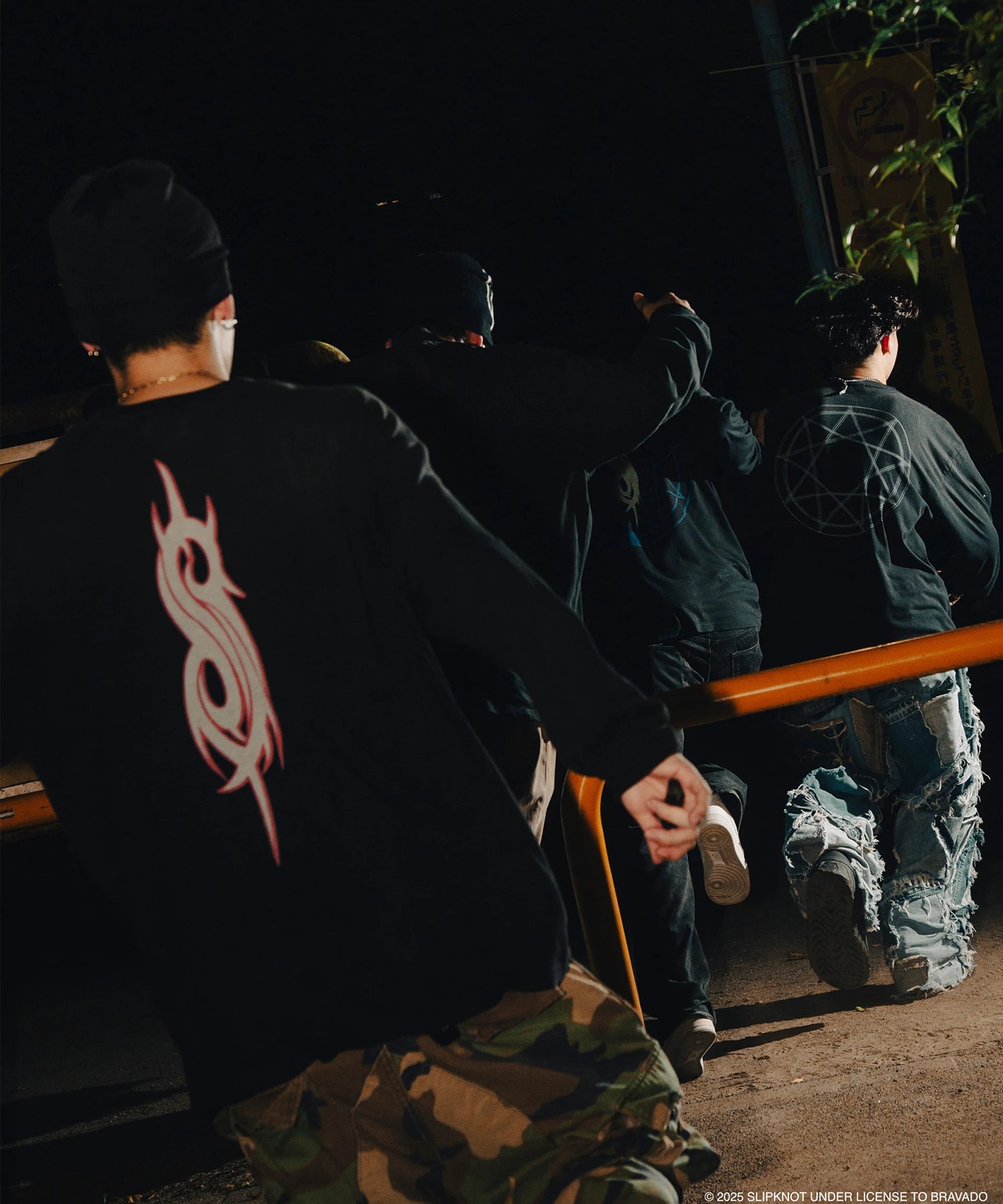 SS TEE①　x slipknot F-LAGSTUF-F