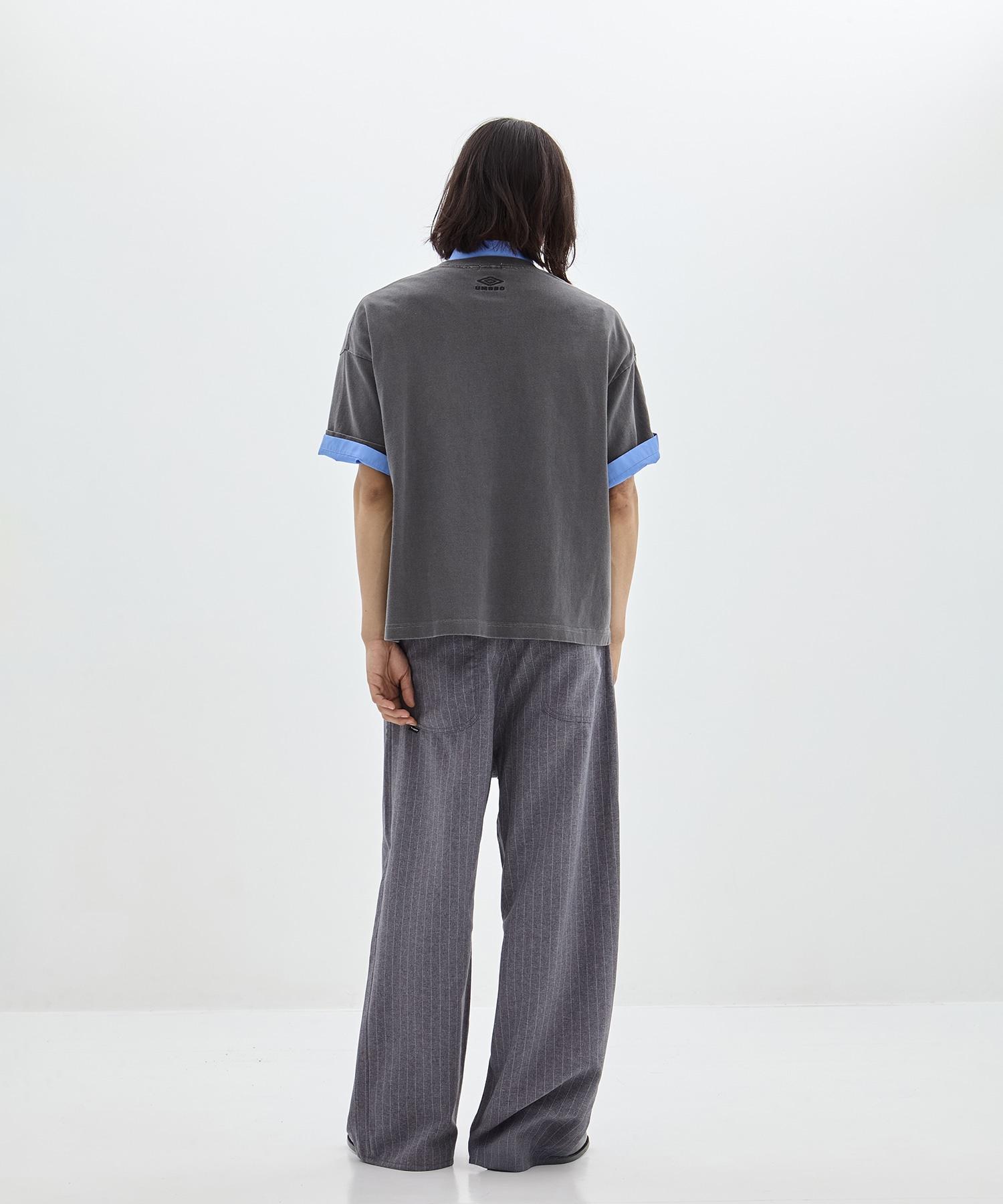 別注 WIDE ONE TUCK STRAIGHT SLACKS(1 GREY): JieDa: MENS