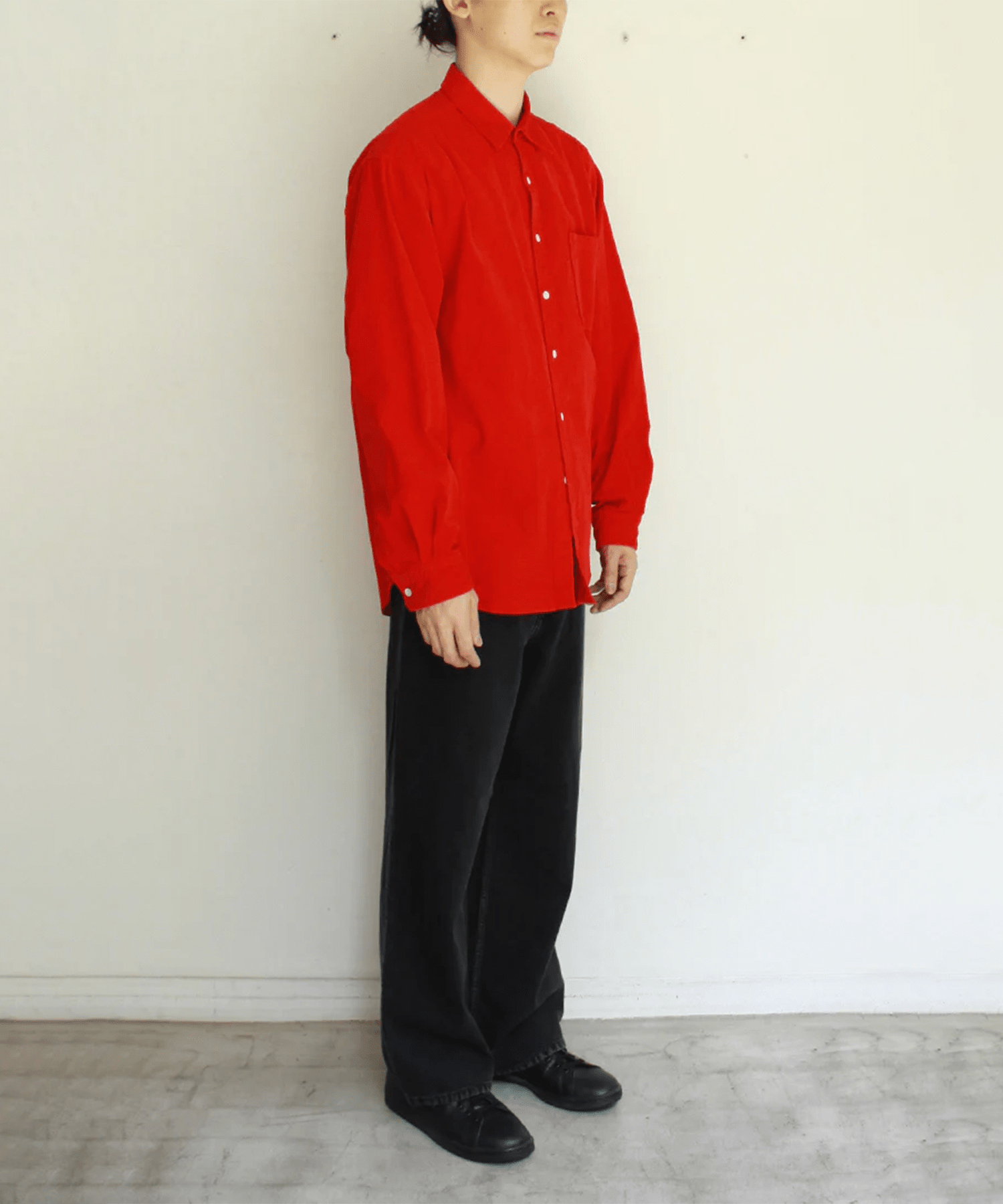 Garment Dyed Dad Shirts RED soe