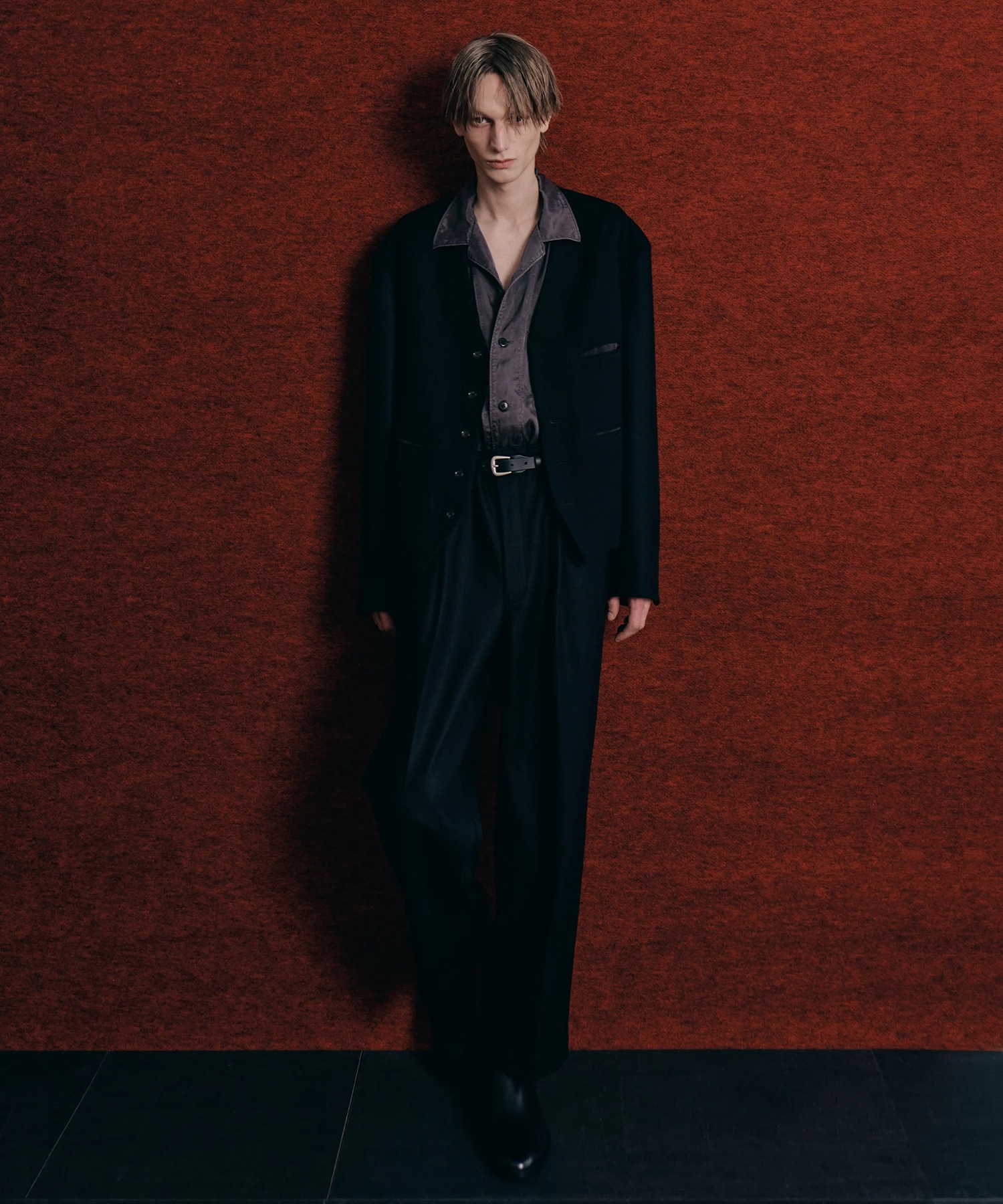 PIGMENT CUPRO OPEN COLLAR SHIRTS ANTHEM A