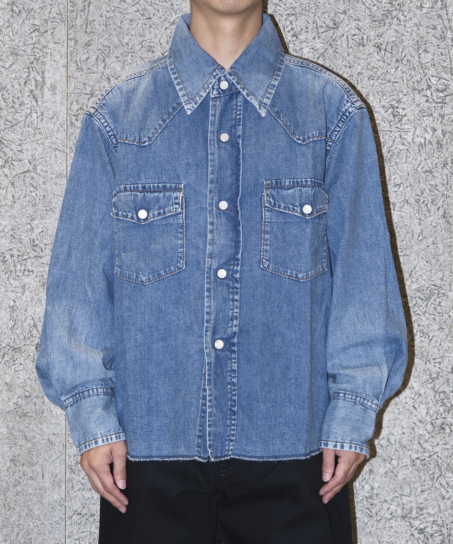 JUVENILE DENIM WESTERN SHIRT KOOKY ZOO