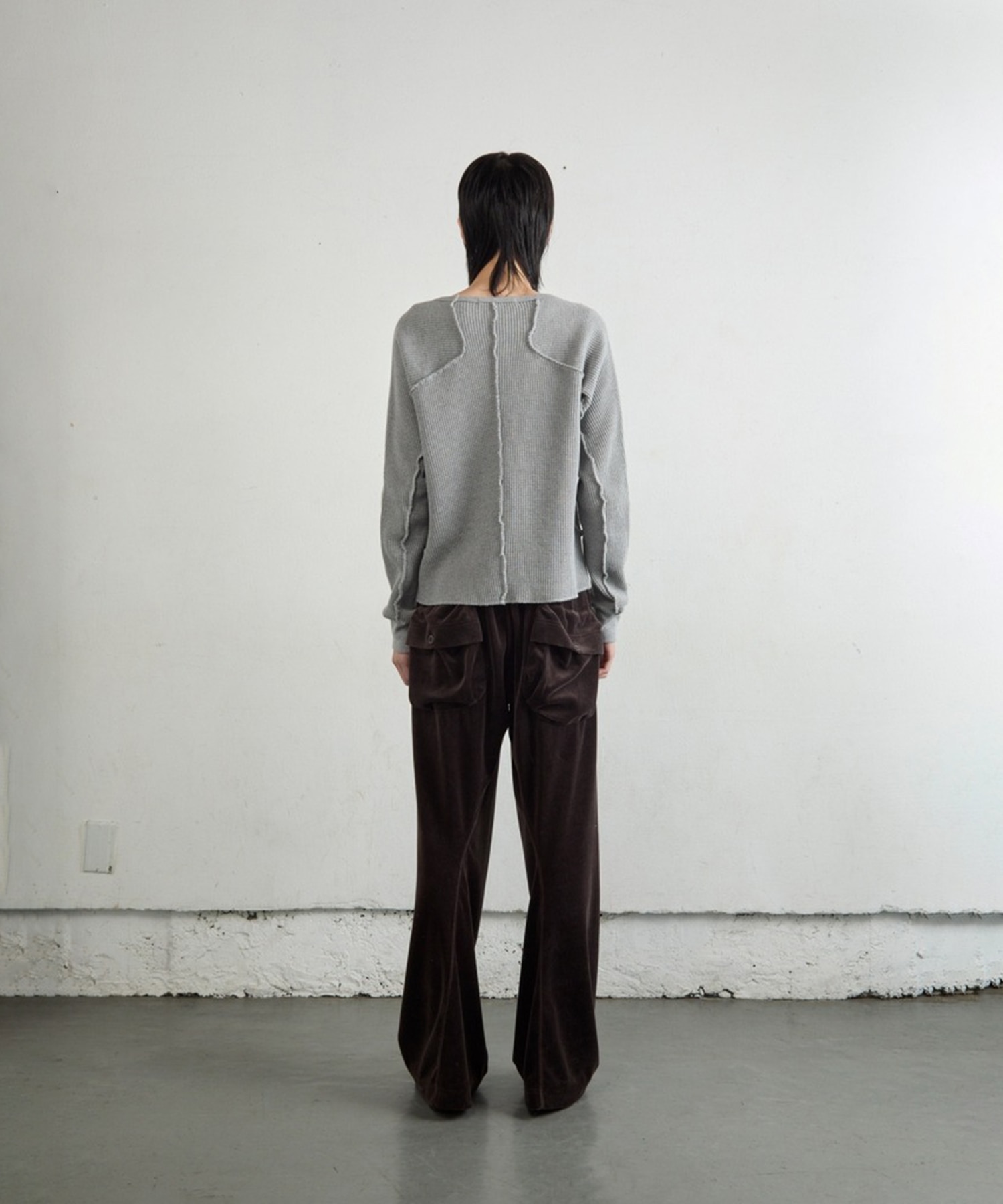 WAFFLE THERMAL LONG SLEEVE T-SHIRT NVRFRGT