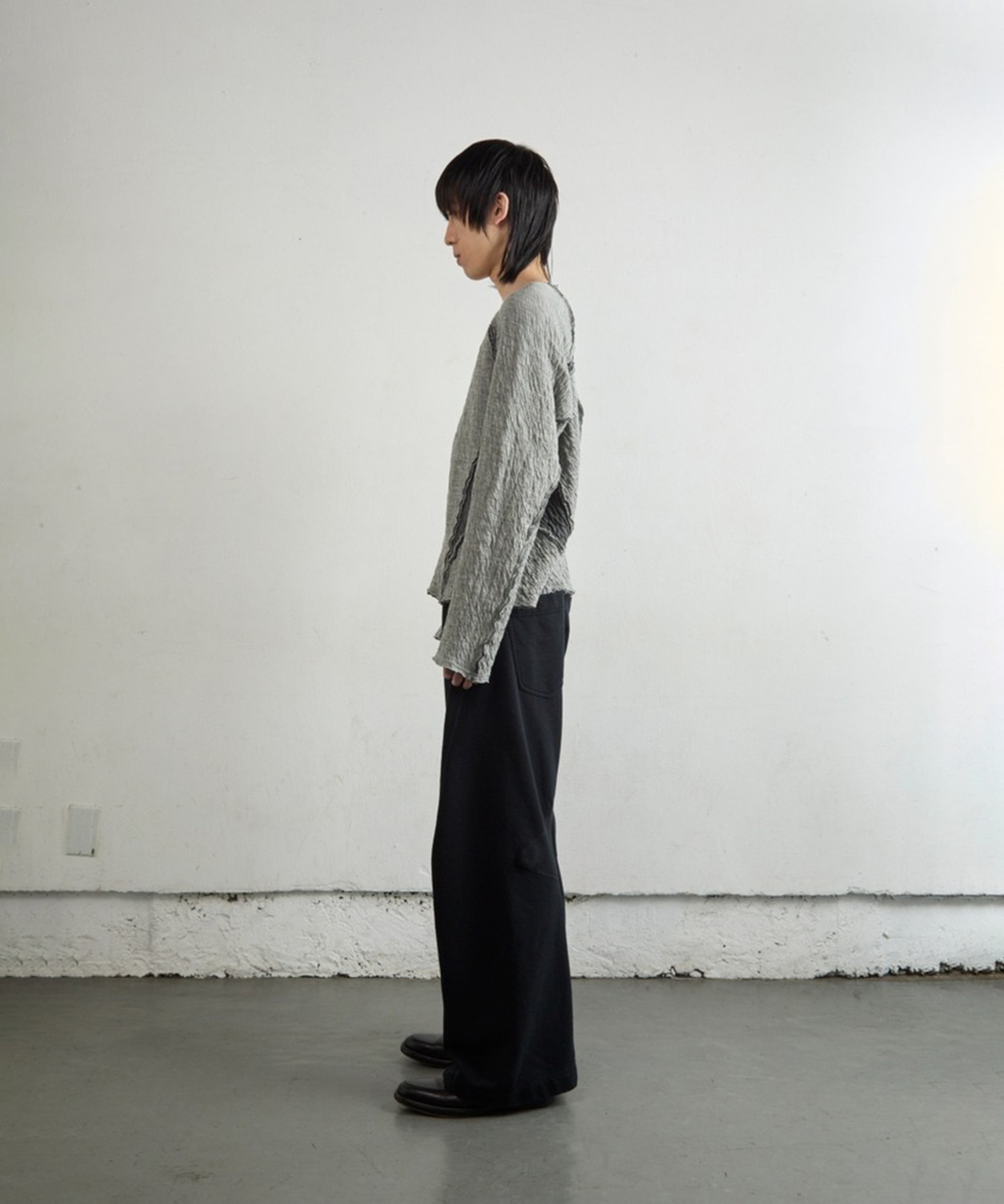 PANELED LONG SLEEVE T SHIRT NVRFRGT