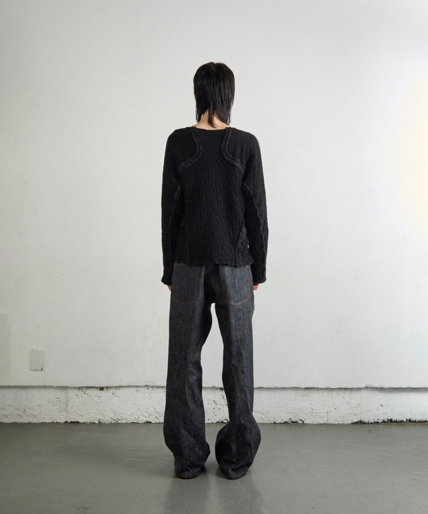 PANELED LONG SLEEVE T SHIRT NVRFRGT