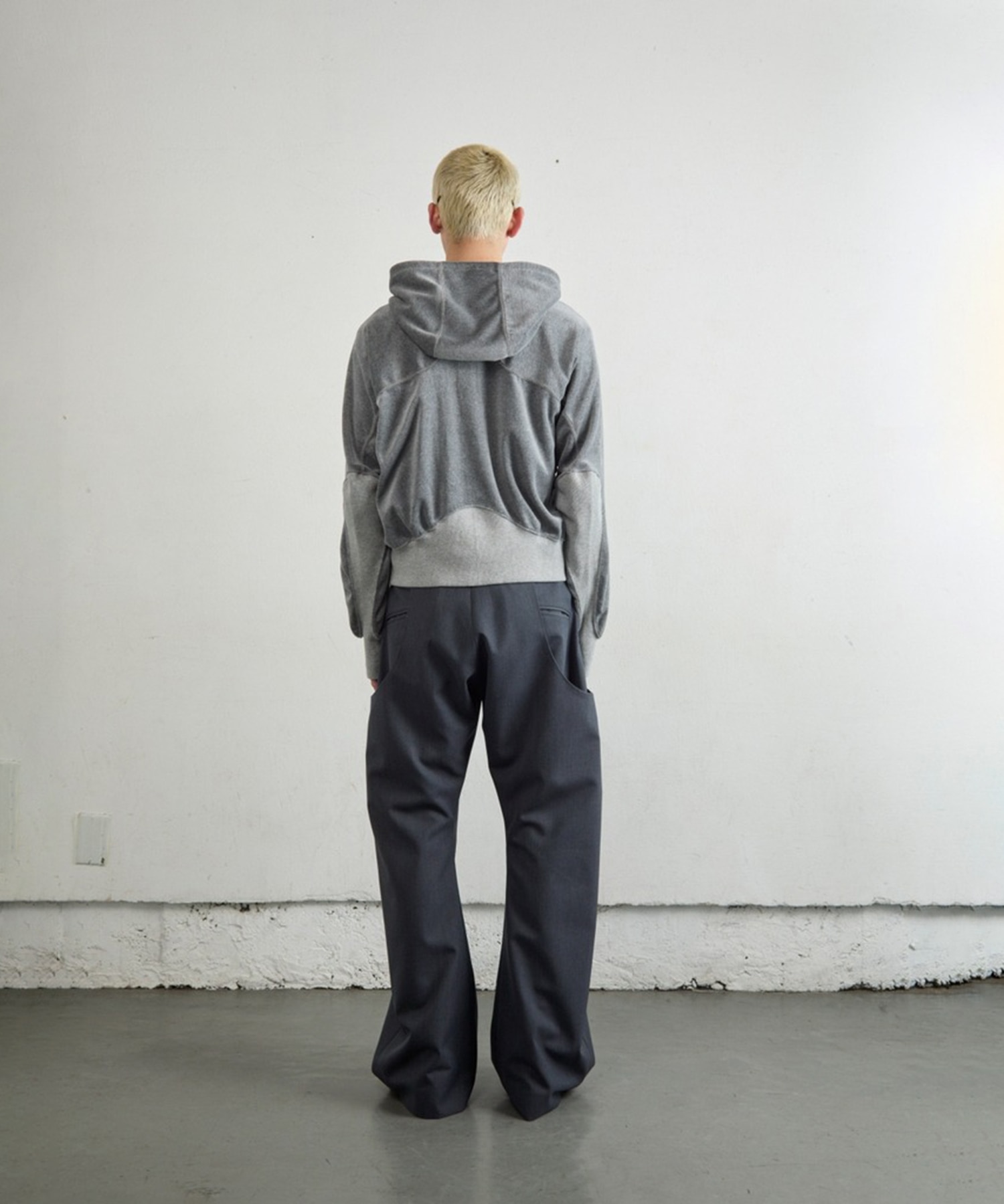 VELOUR ZIP UP HOODIE NVRFRGT