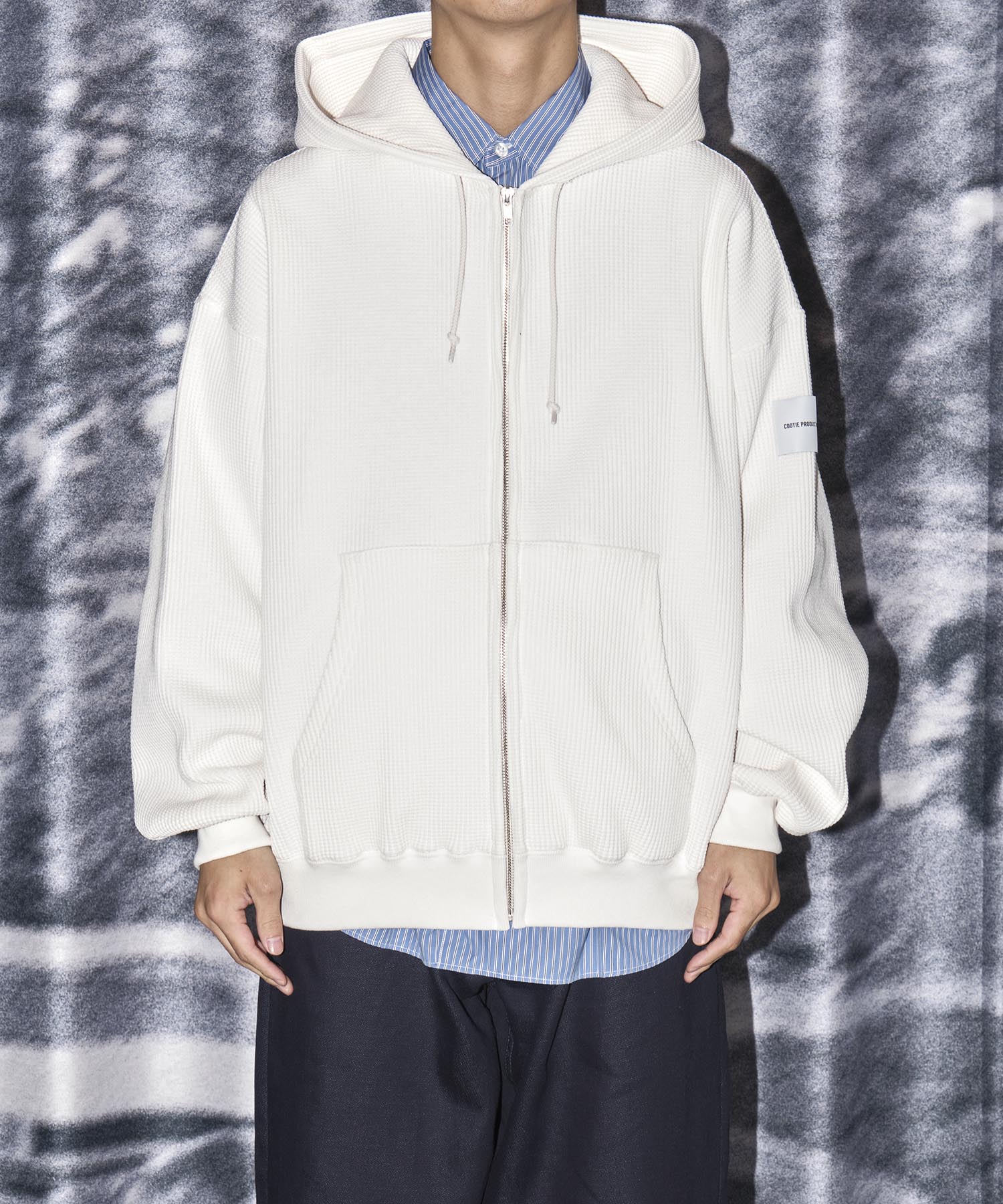 N/C Waffle Zip Hoodie COOTIE PRODUCTIONS