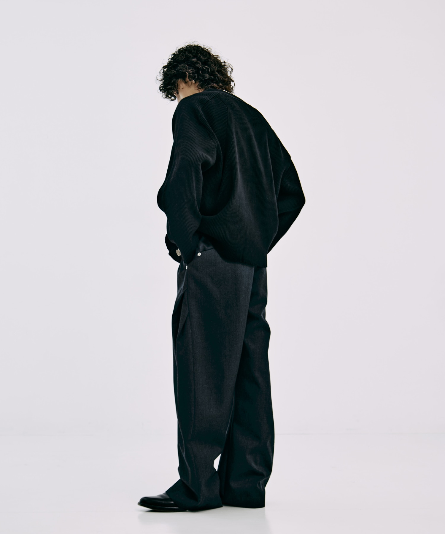 RIB OVER SIZE CARDIGAN CONZ