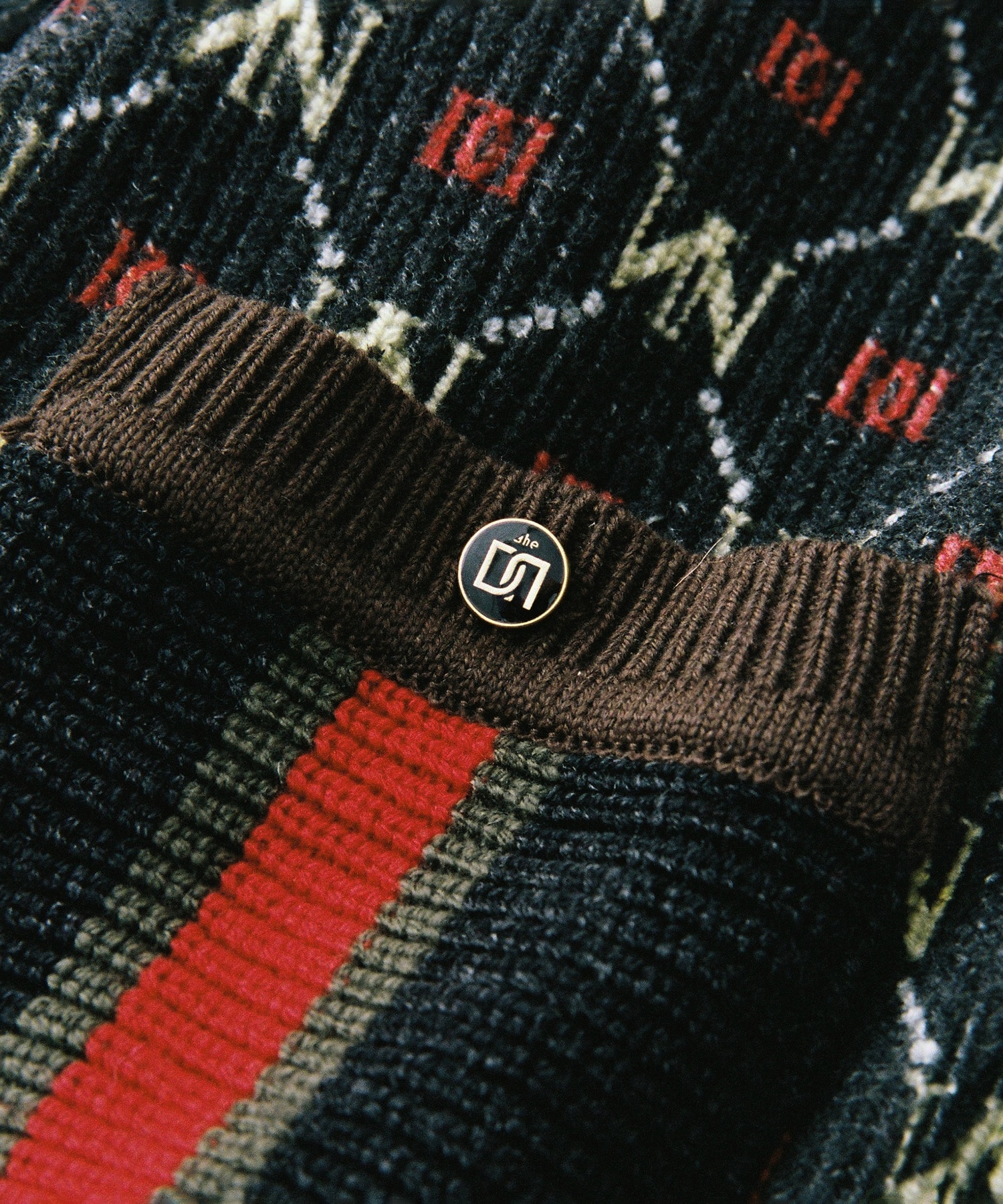 DRIVERS YARDIE PRINT KNIT The DUFFER N NEPHEWS
