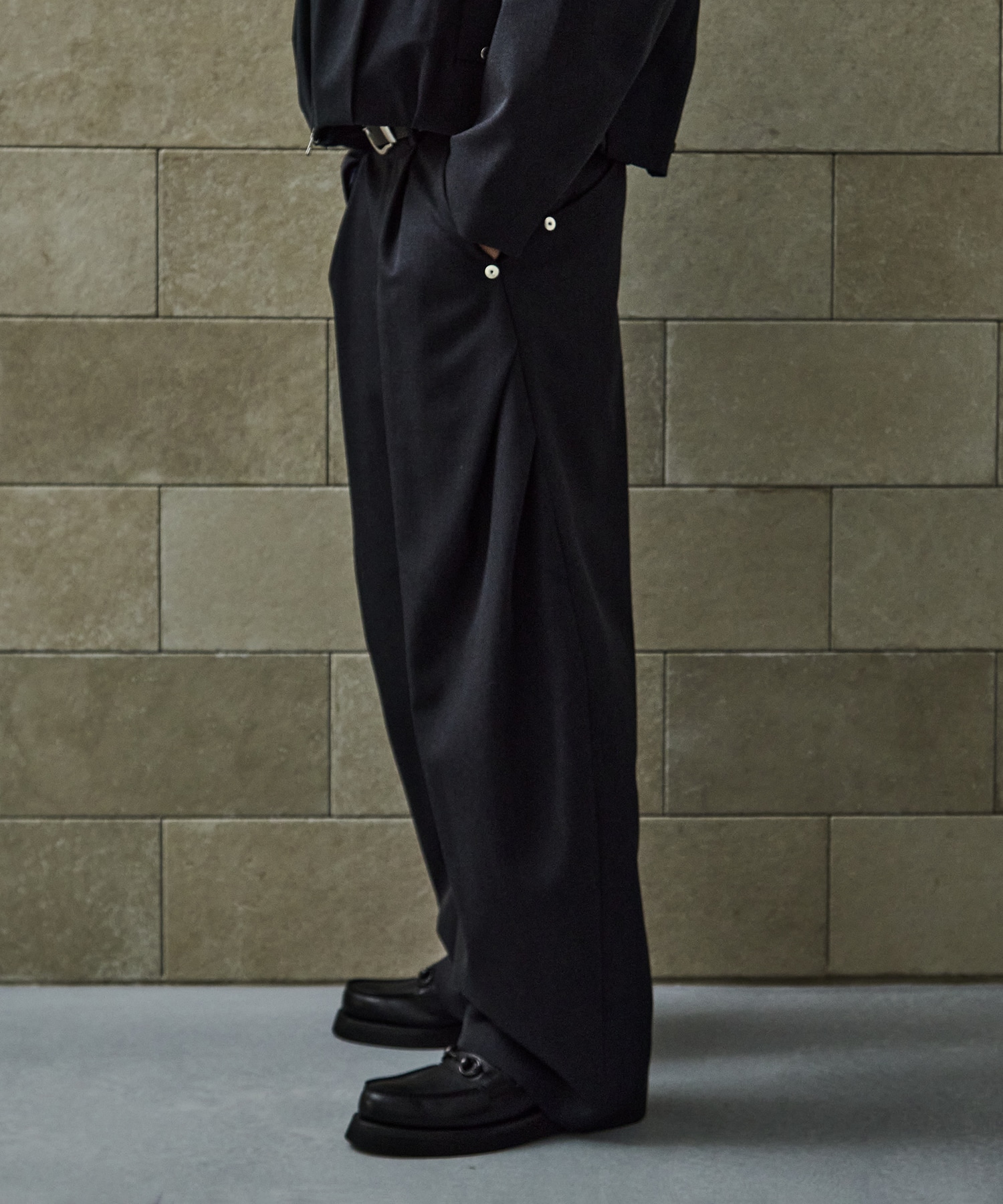 CURVE LEG TROUSERS GABA CONZ