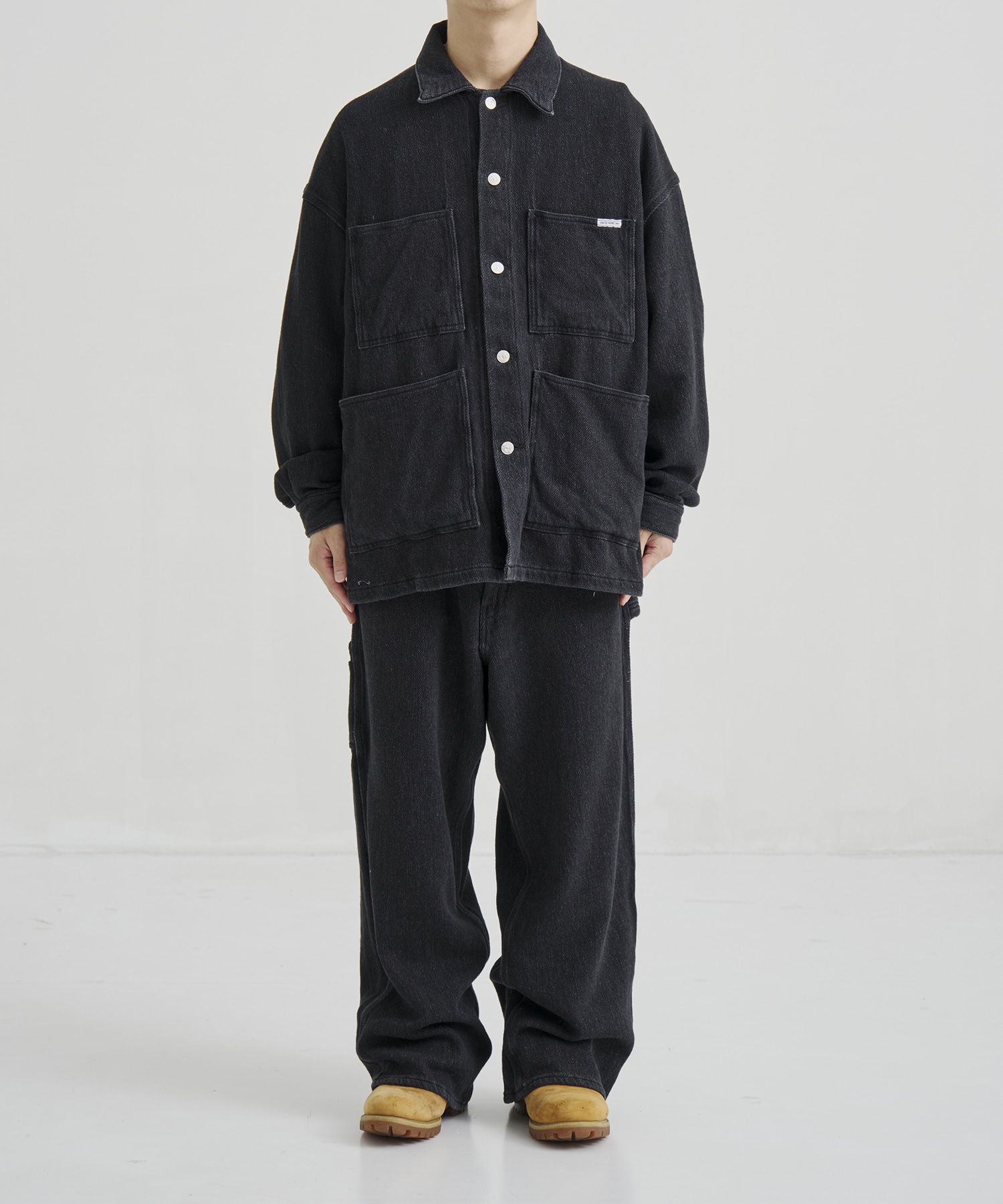 Sulfur Dyed Exaggerated Twill Coverall COOTIE PRODUCTIONS