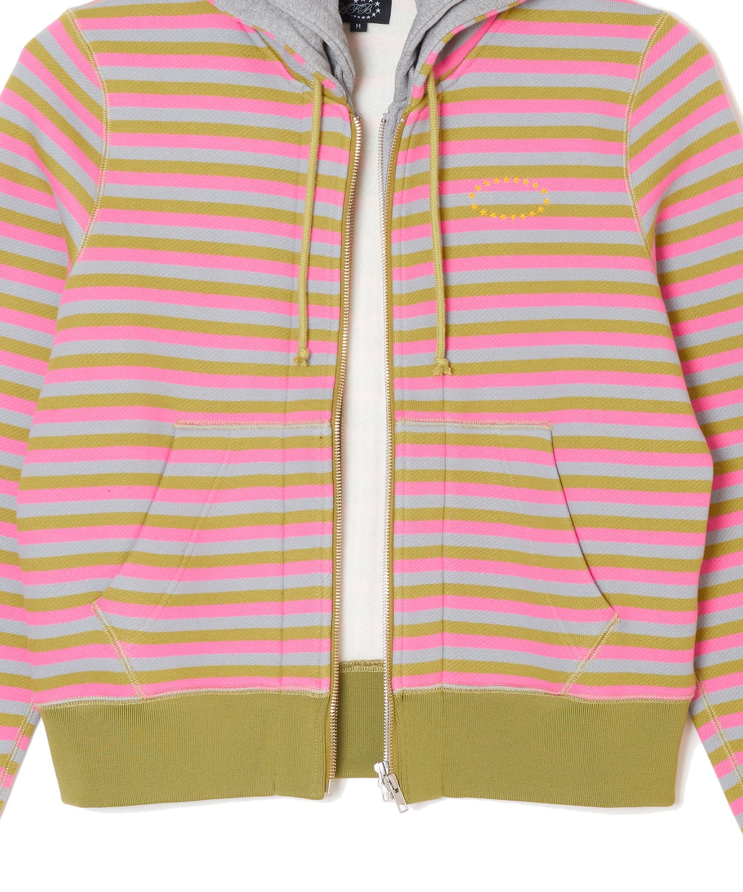 DOUBLE LAYERD ZIP UP HOODIE AFB