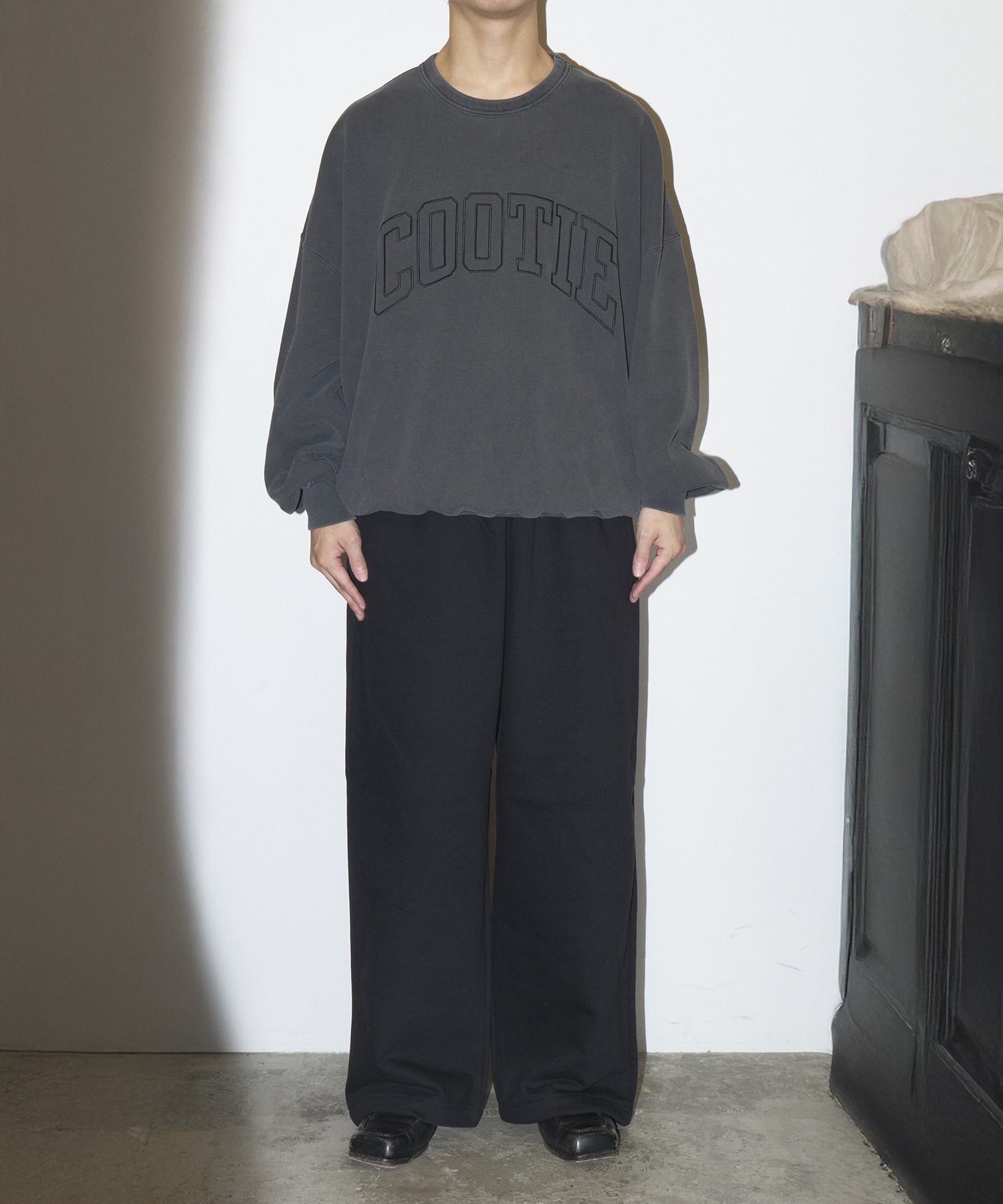 Pigment Dyed Open End Yarn Sweat Crew COOTIE PRODUCTIONS