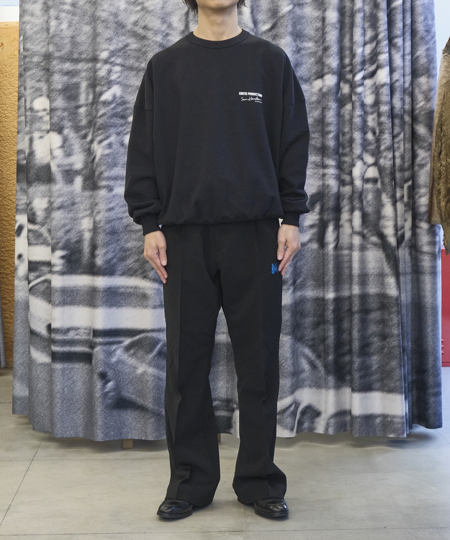 Print Sweat Crew (Pink 14) COOTIE PRODUCTIONS