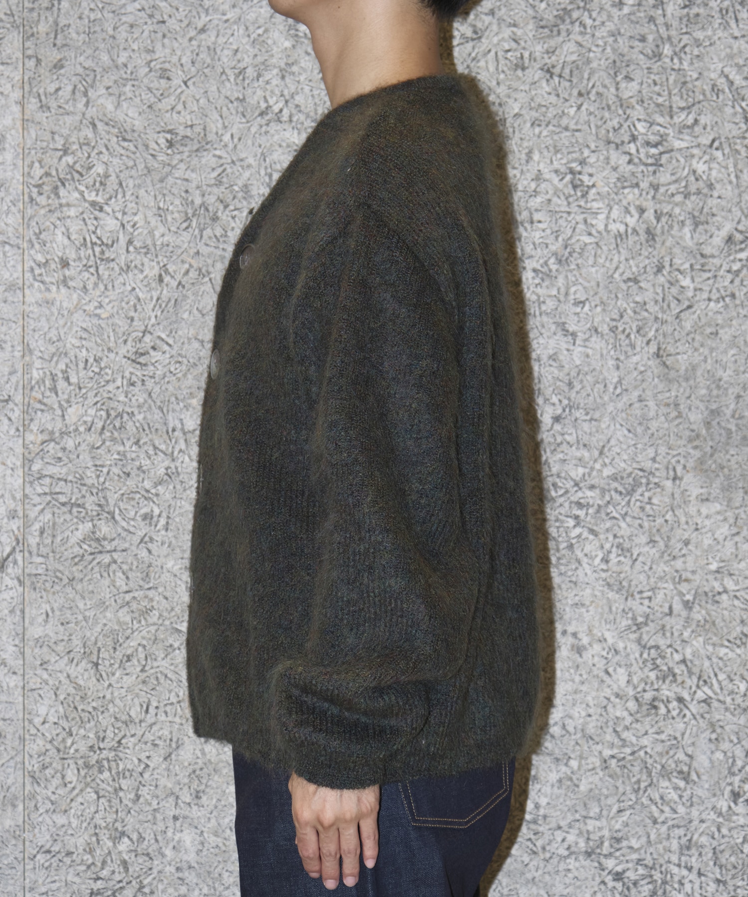 美品✨ South2 West8 Mohair Cardigan Mサイズ Purple South2 West8 Nordic Mohair Cardigan | HIP