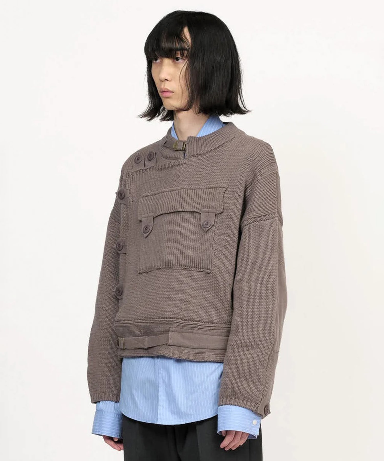 MOTORCYCLE KNIT JACKET GOAT ESSENCE