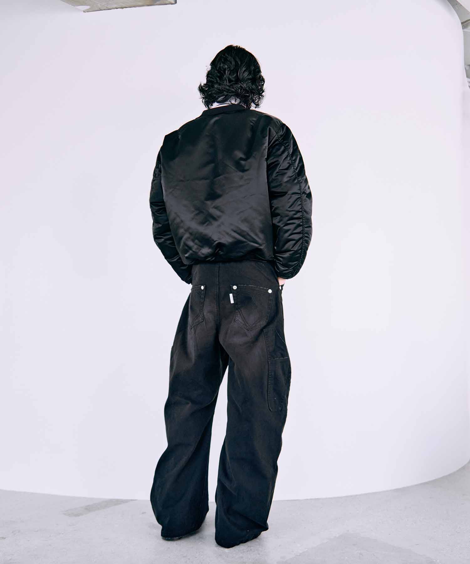 BASICKS×DUCK DOUBLE KNEE CURVED LEG PANTS CONZ