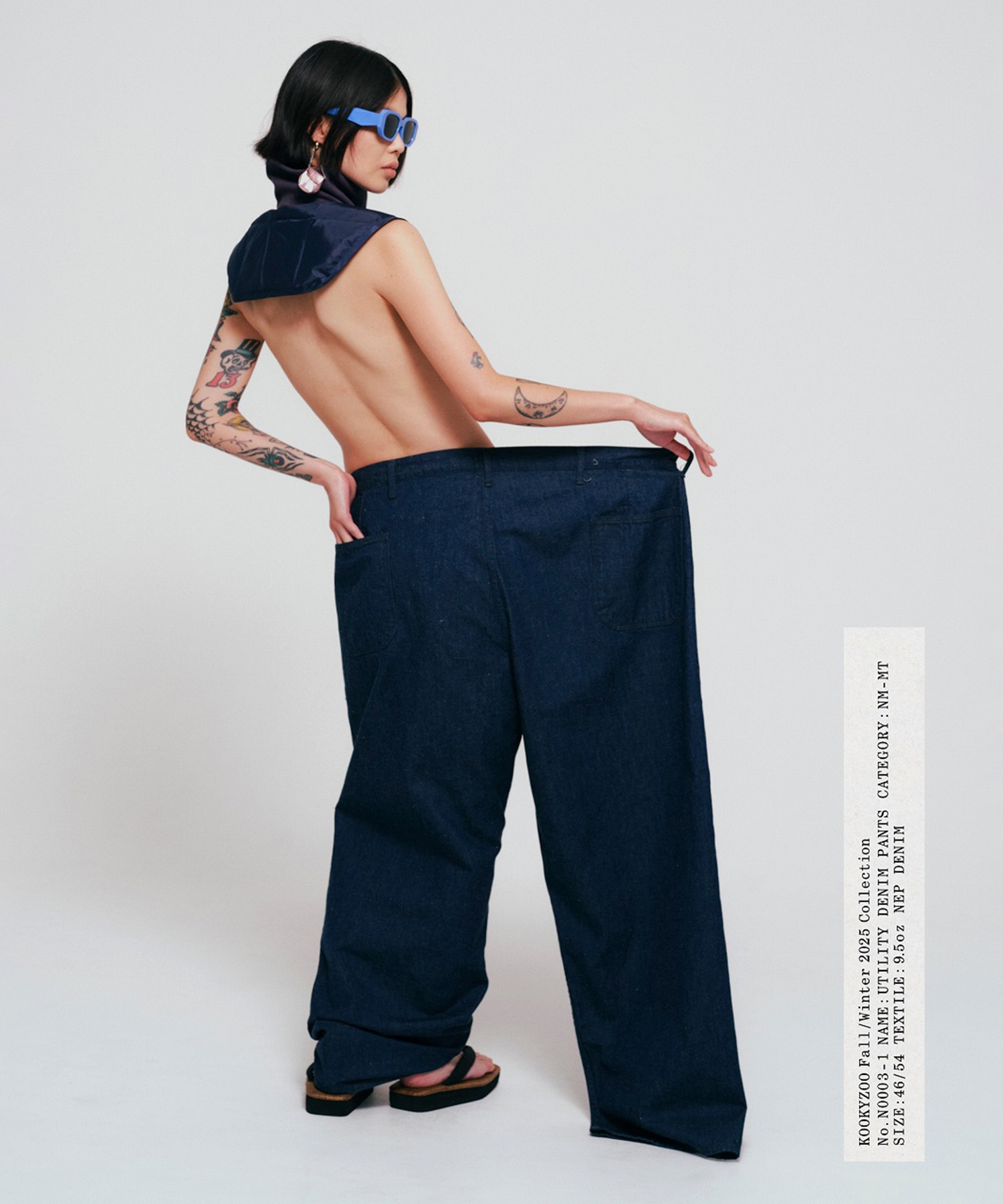 NM-MT UTILITY DENIM PANTS KOOKY ZOO