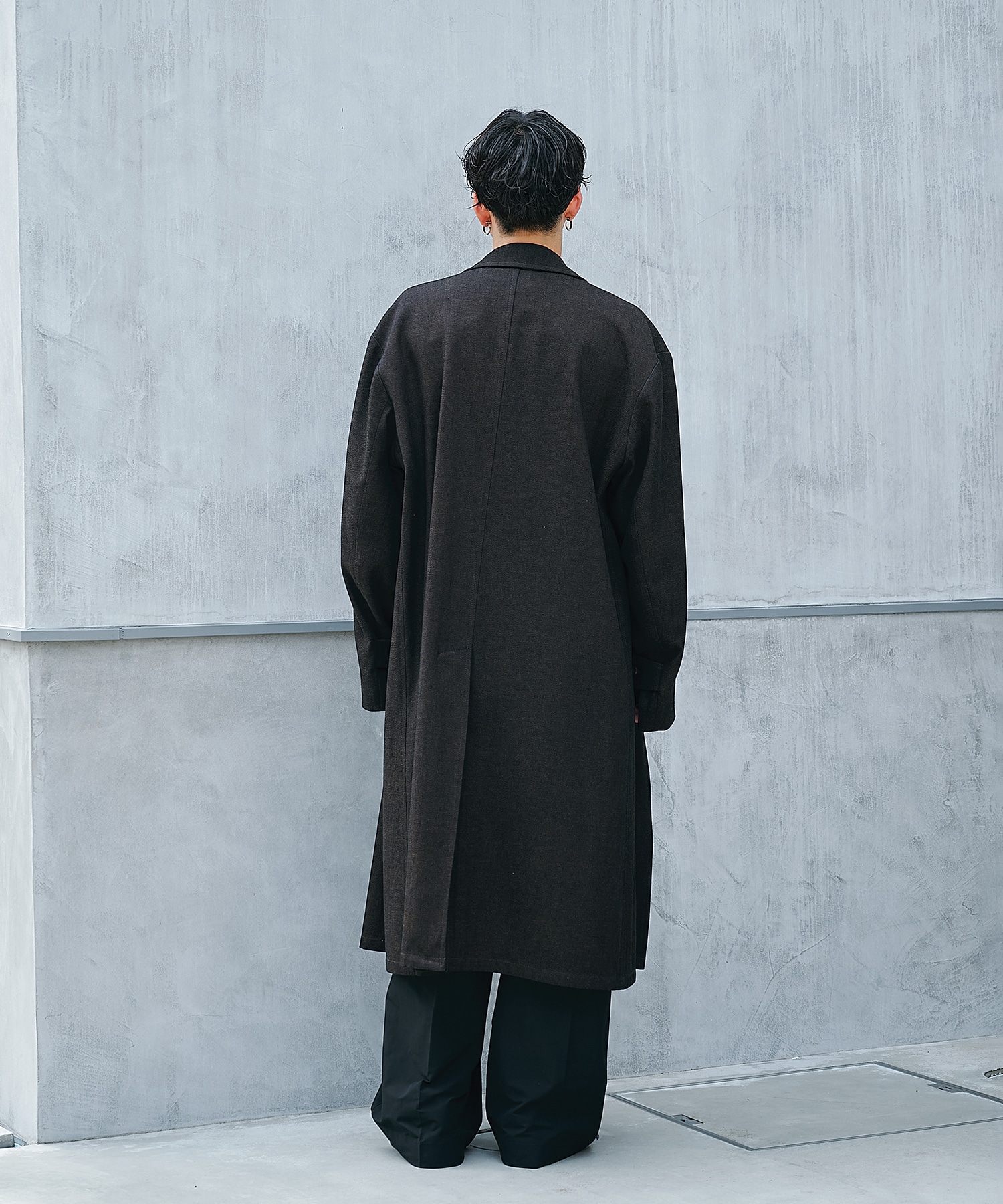 COTTON WOOL Soutien Collar Coat Nomat