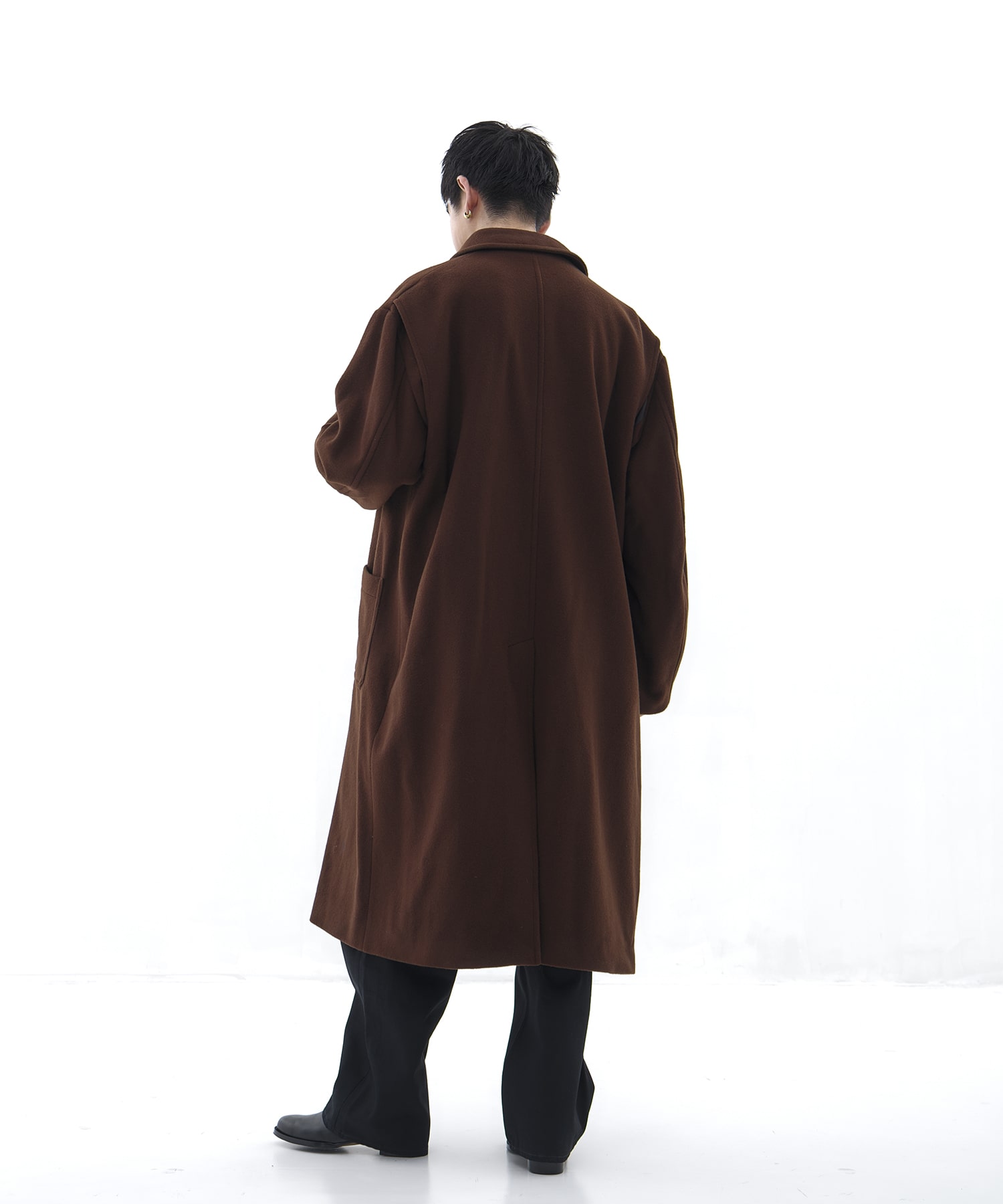 Bal Collar Wool Coat × CONZ MATSUFUJI