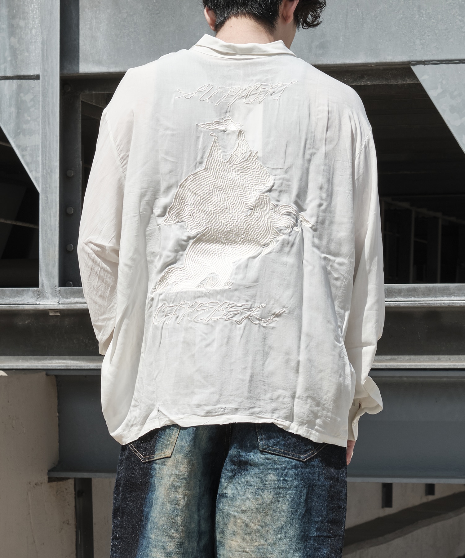 Dyed Civil Embroidery Shirt LES SIX