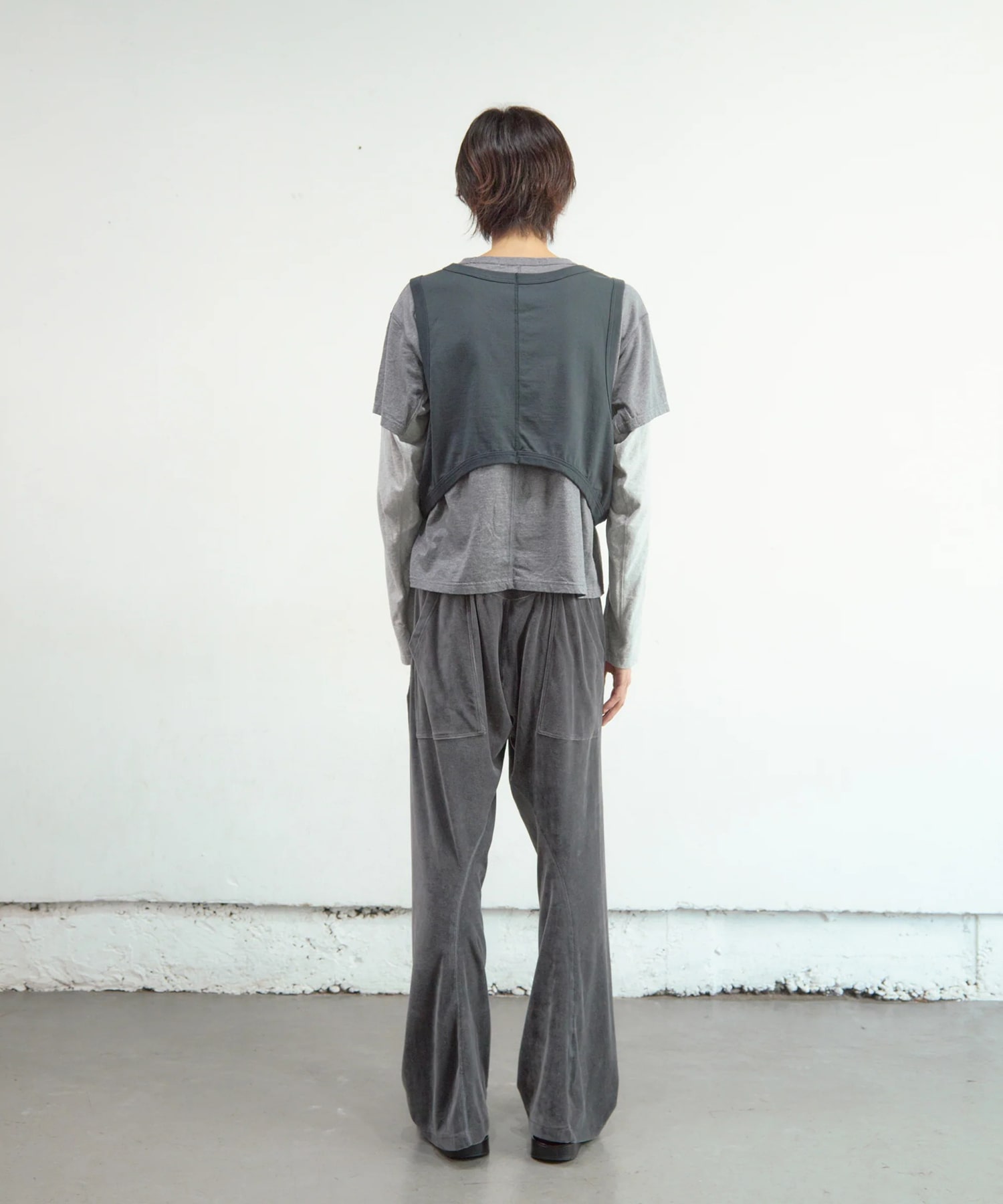 PANELLED MULTI LAYERD T-SHIRT NVRFRGT