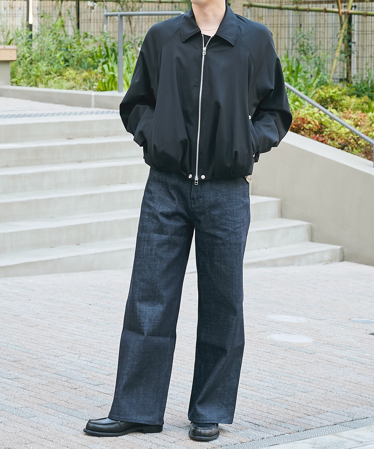 15oz selvedge loose fit jeans CONZ