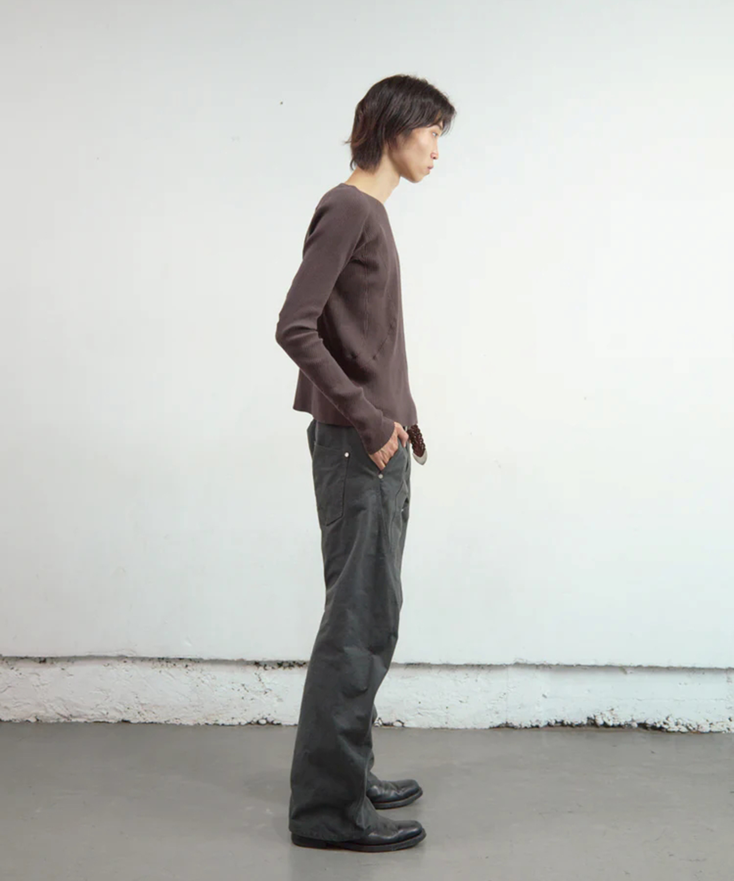 CURVED LEG DOUBLE KNEE WORK PANTS NVRFRGT