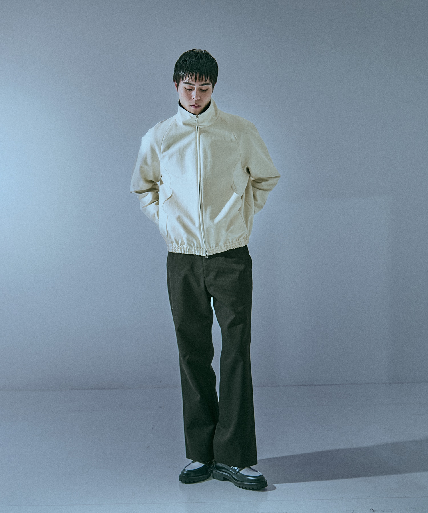 trim fit trousers straight CONZ