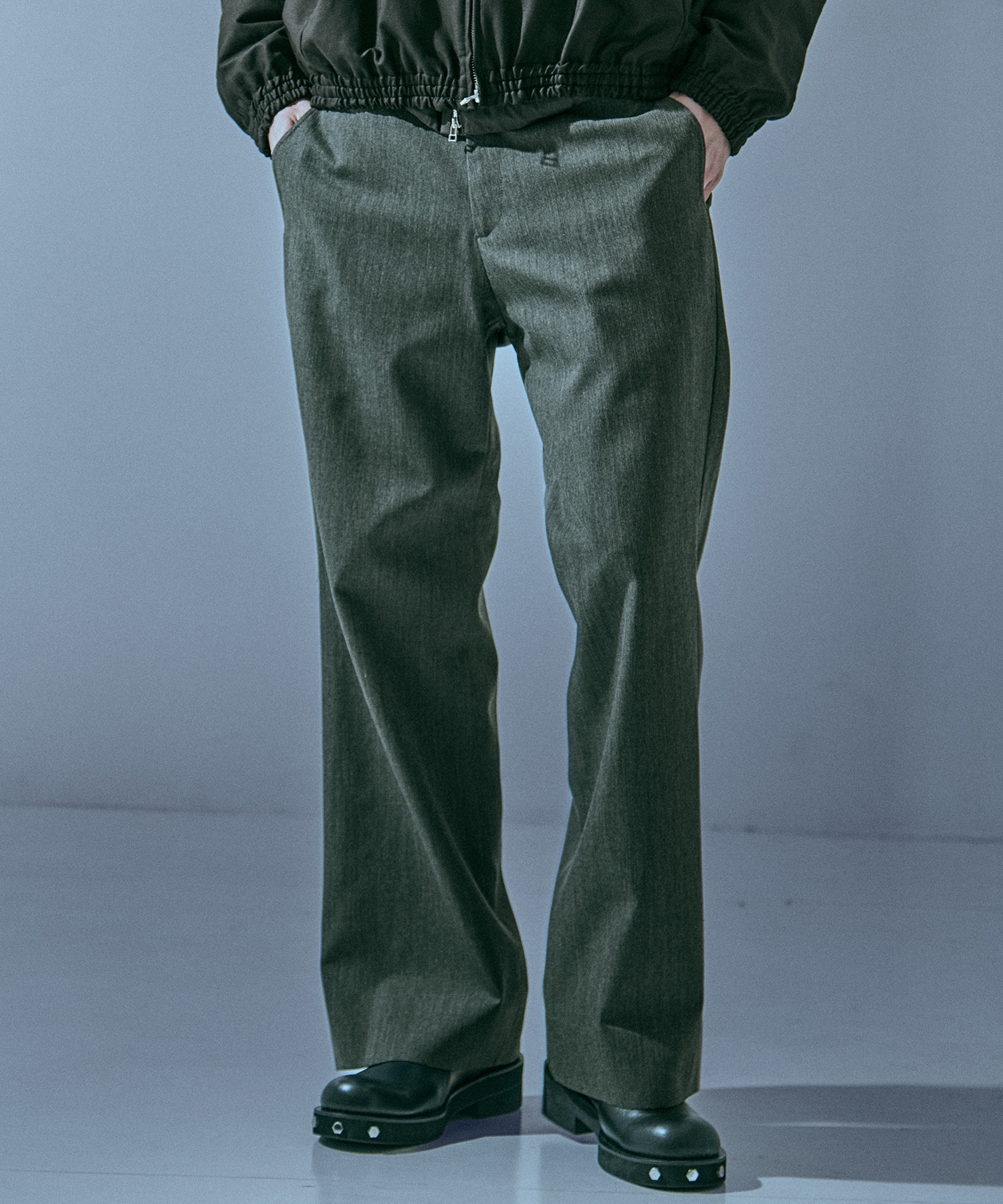 trim fit trousers straight CONZ