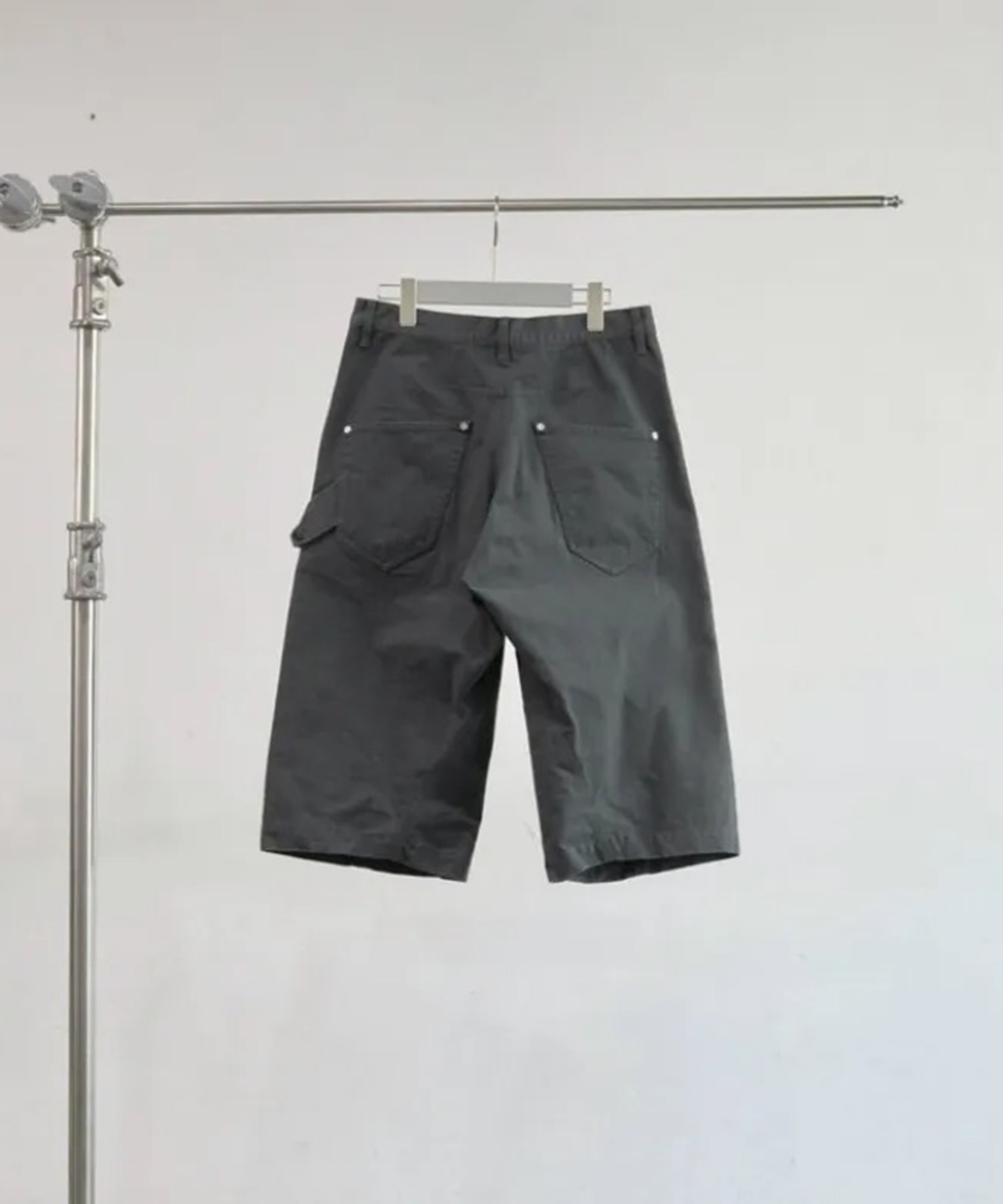 CURVED LEG DOUBLE KNEE WORK SHORT PANTS NVRFRGT