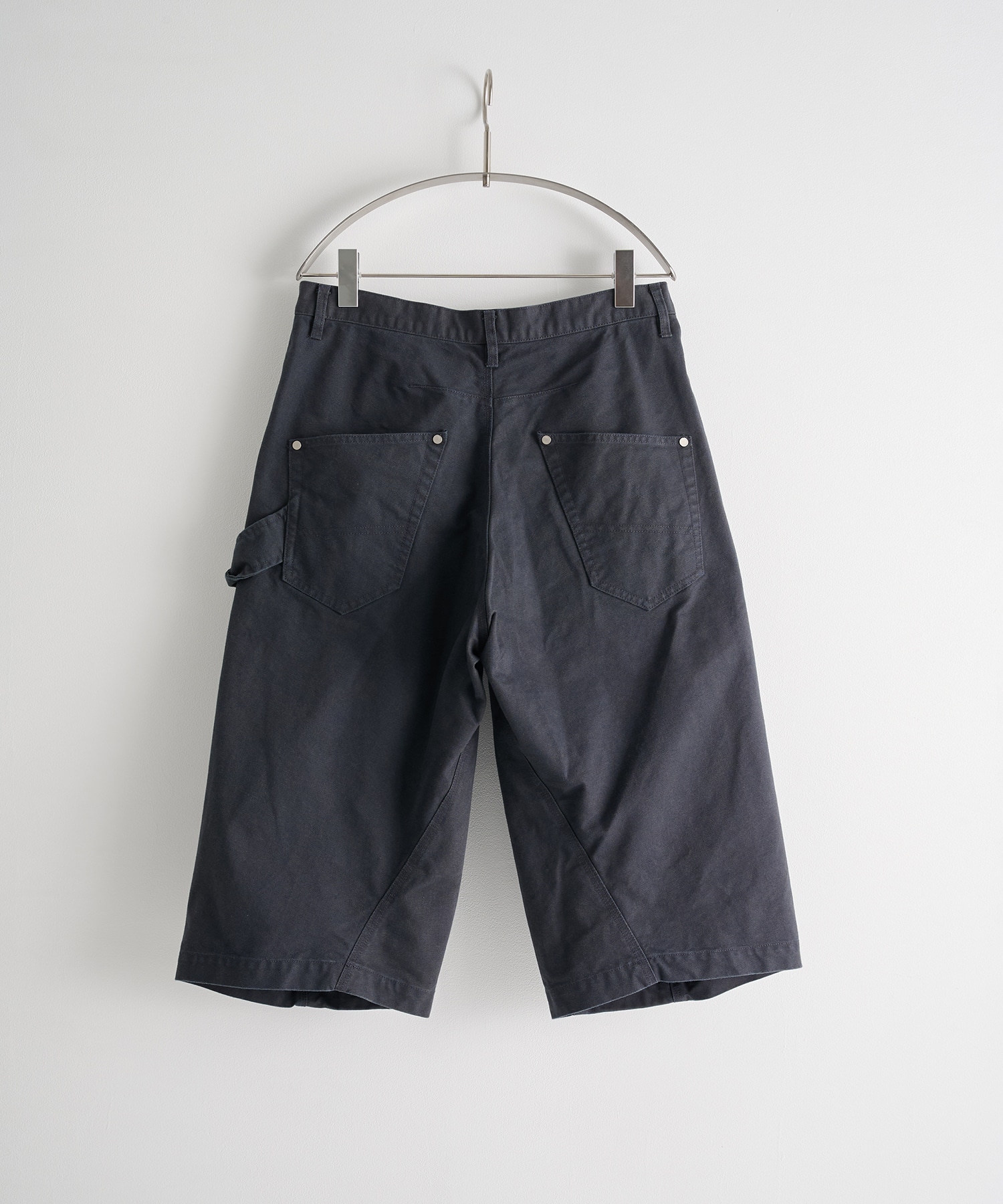 CURVED LEG DOUBLE KNEE WORK SHORT PANTS NVRFRGT