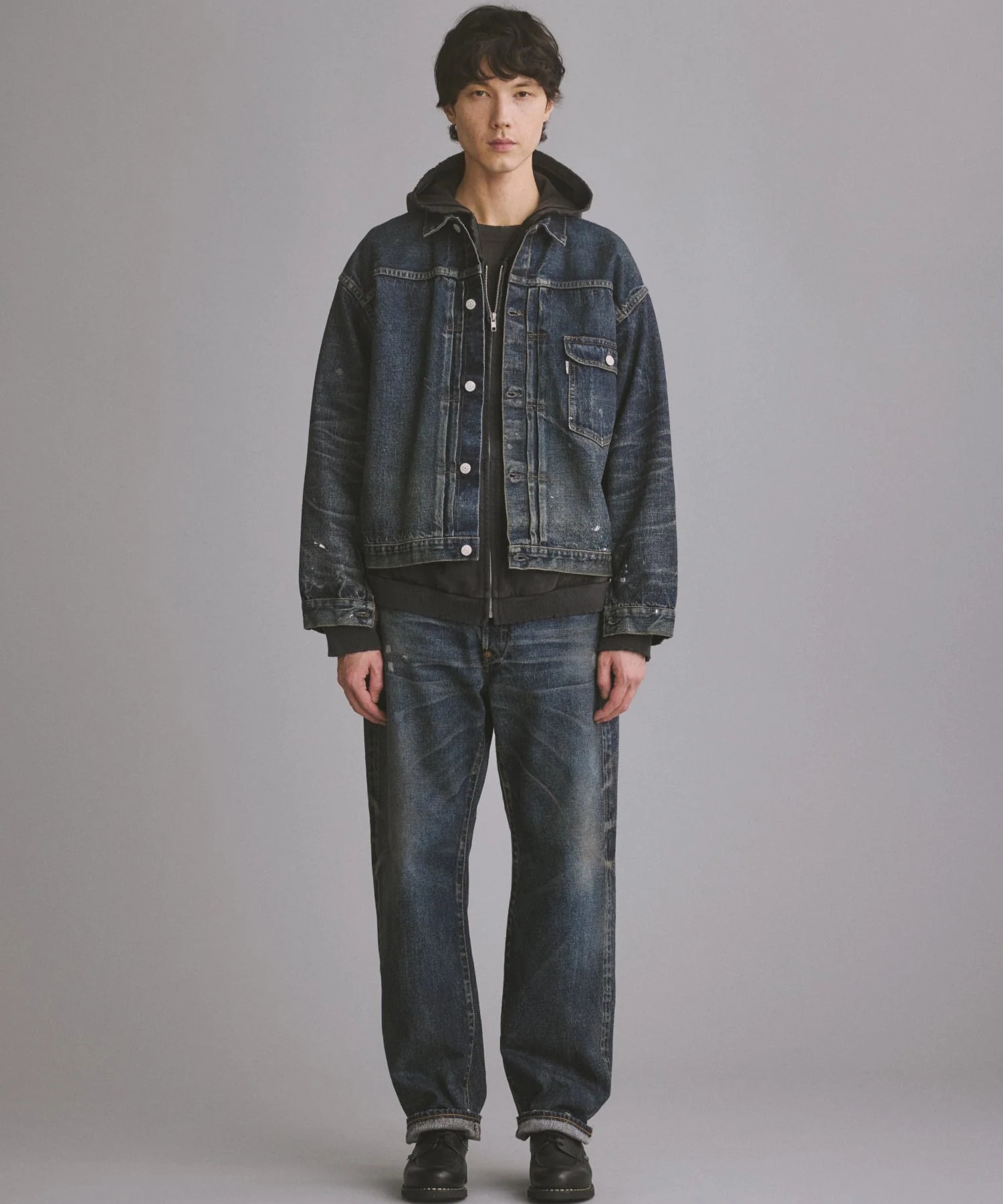 001 T-BACK DENIM JACKET NewManual