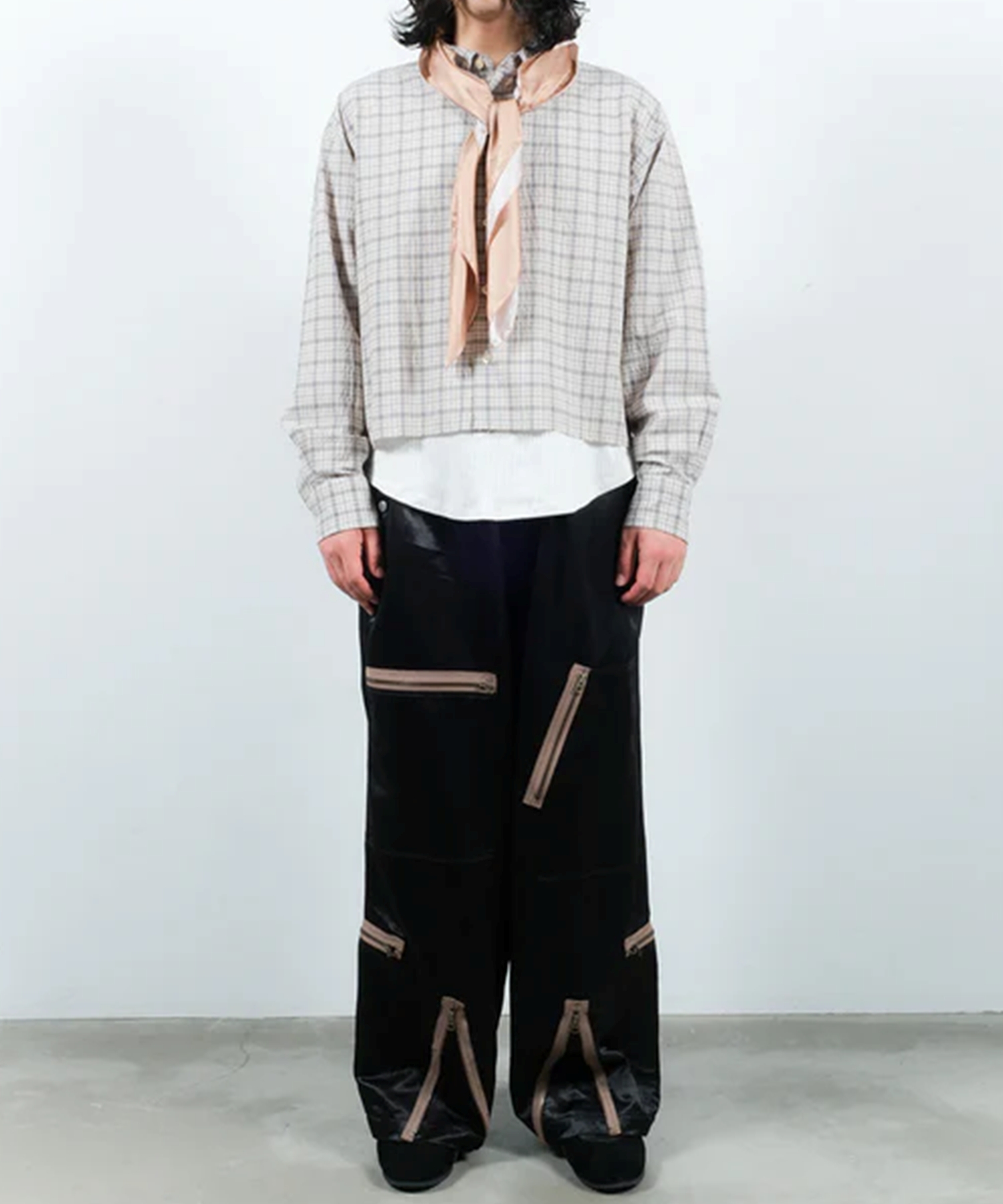 SEERSUCKER SHORT SHIRT JieDa